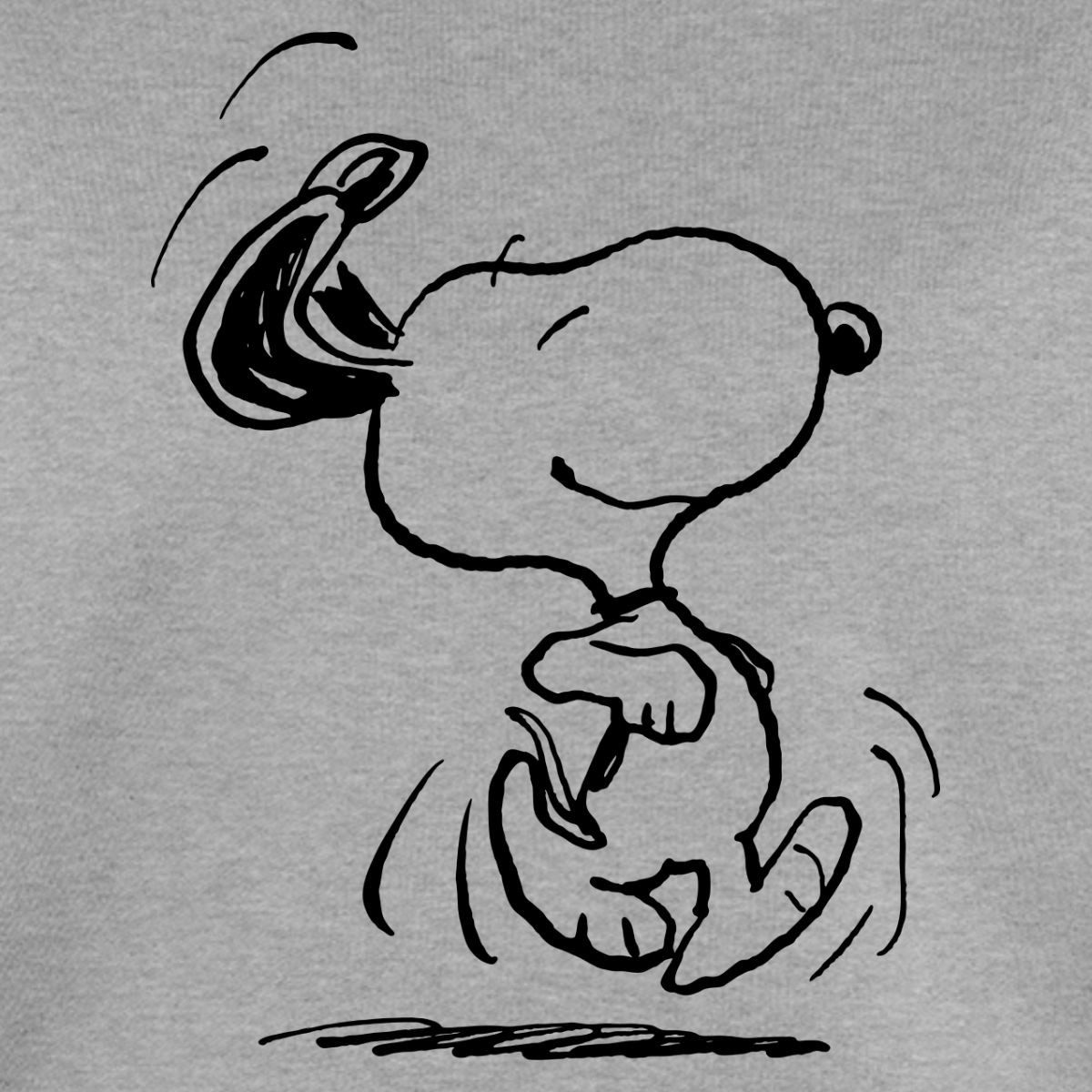 Spreadshirt Sweatshirt Peanuts Snoopy Happy Damen Premium Pullover (1-tlg) – Bild 2 von 5