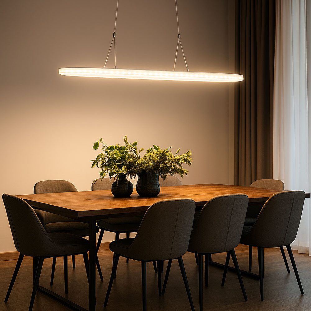 GLOBO LIGHTING LED-Hängeleuchte, LED-Leuchtmittel fest verbaut, Warmweiß, Pendelleuchte Esstischleuchte Hängelampe LED Deckenleuchte