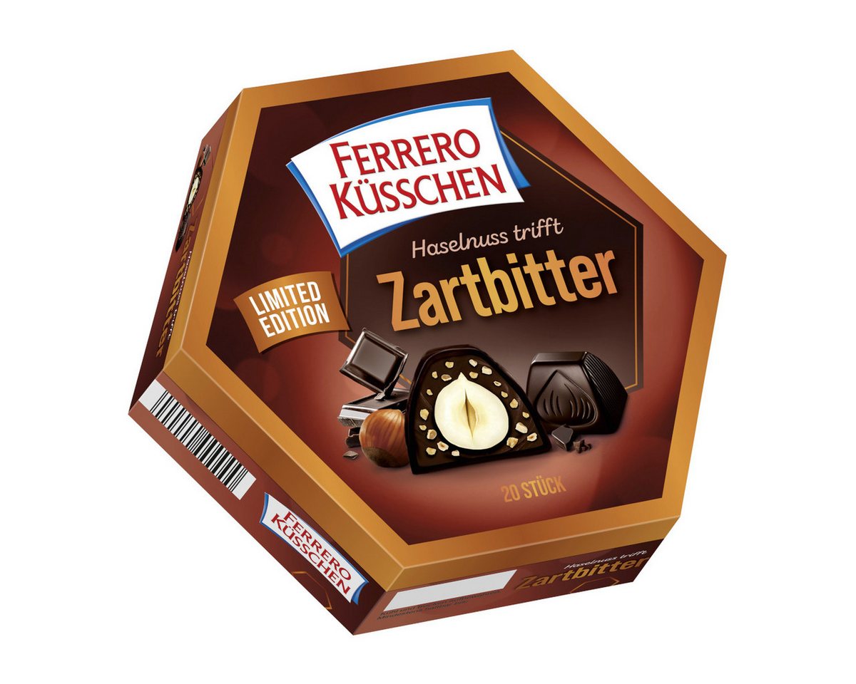 Ferrero Küsschen Schokolade, Ferrero Küsschen Dark Choc 20er Nusspralinen-Spezialität 178g