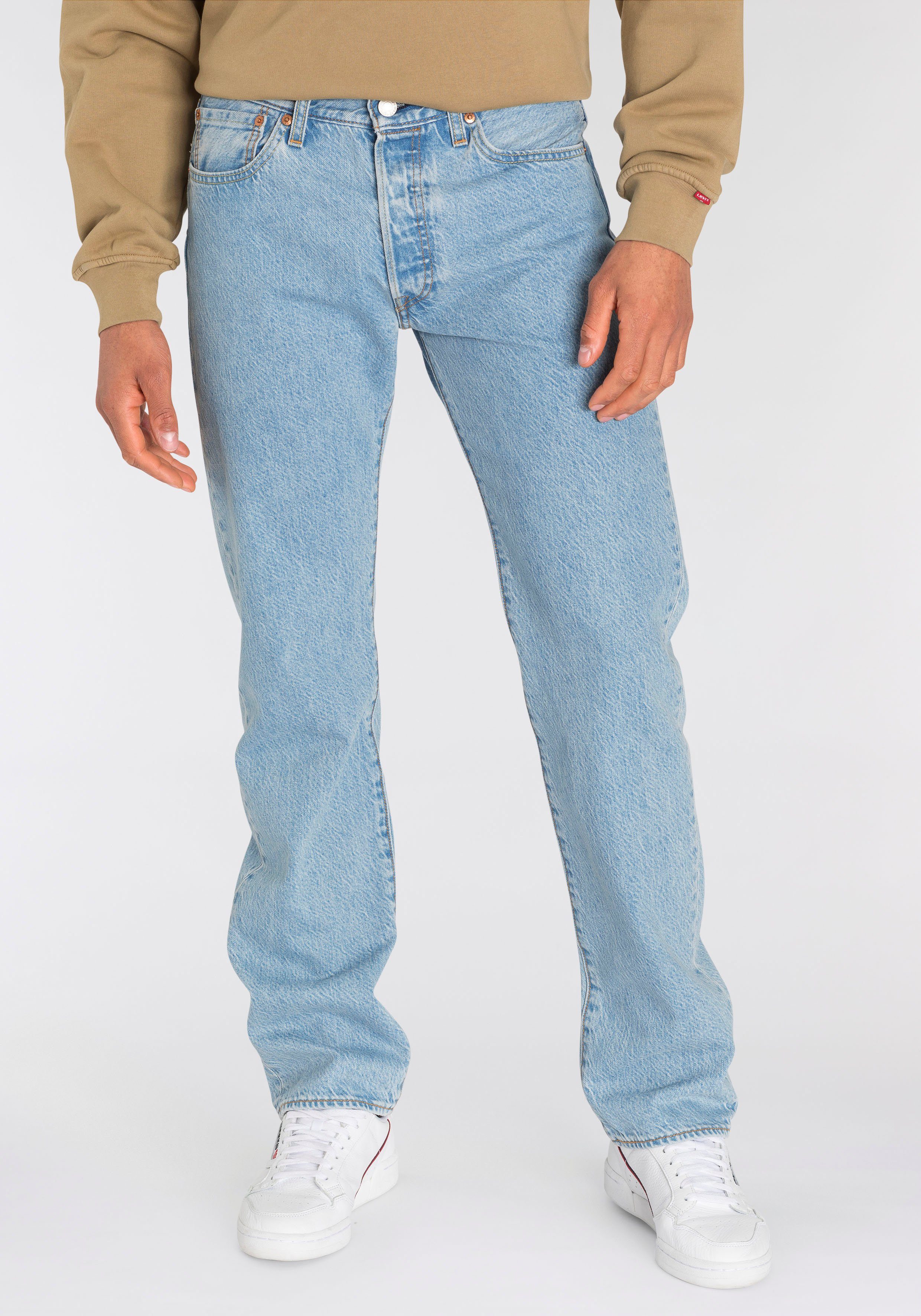 Levi's® Straight-Jeans 501 LEVI'S ORIGINAL mit Markenlabel, 501® - der  Klassiker von Levi's®