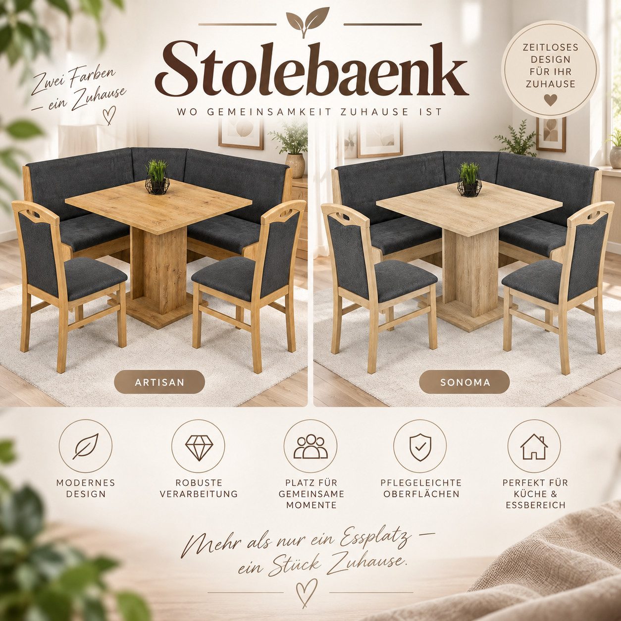 Stolebaenk Eckbankgruppe Lügde EBG LENITI Artisan/Sonoma