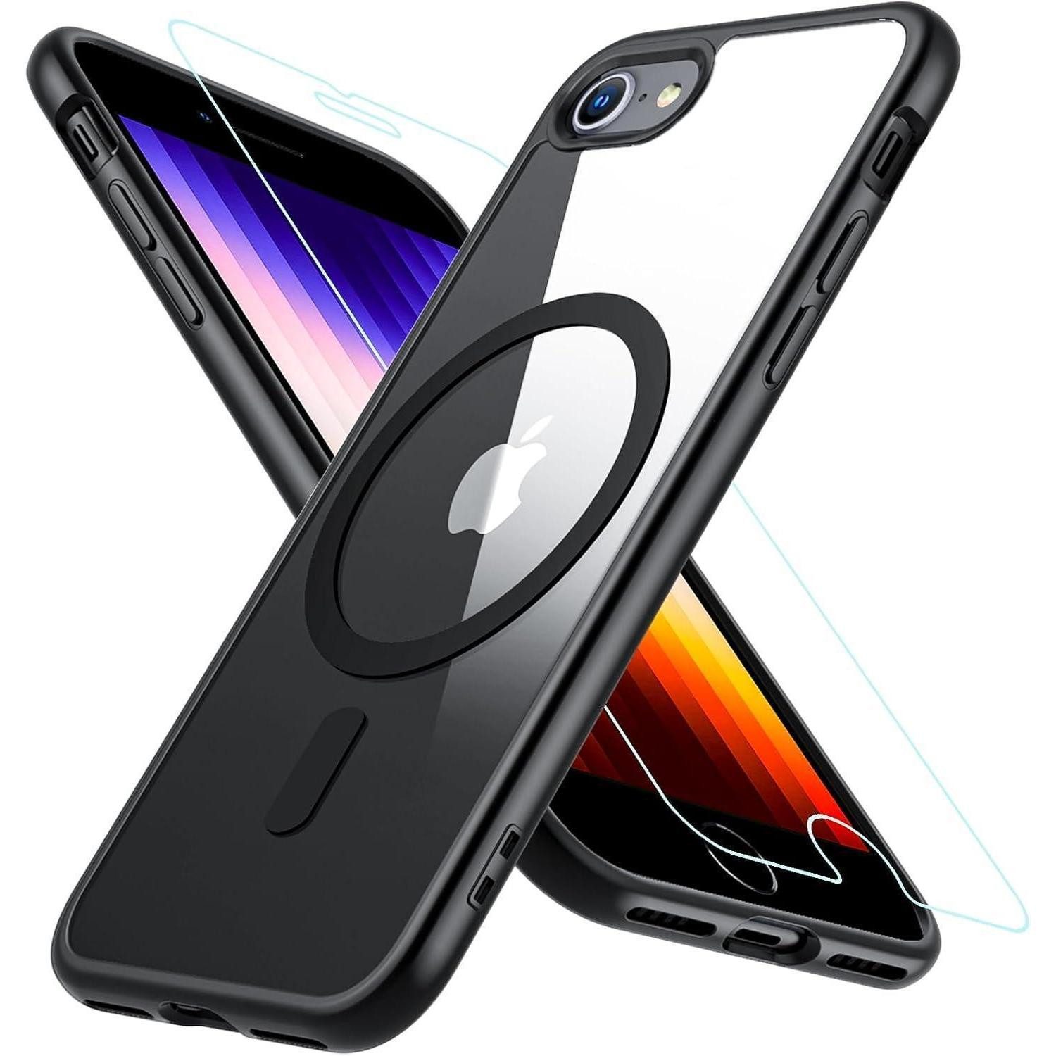 LuxusKollektion Handyhülle Hülle iPhone SE SE2 8 iPhone SE 2020 2022 iPhone SE 2020 2022-Schwarz