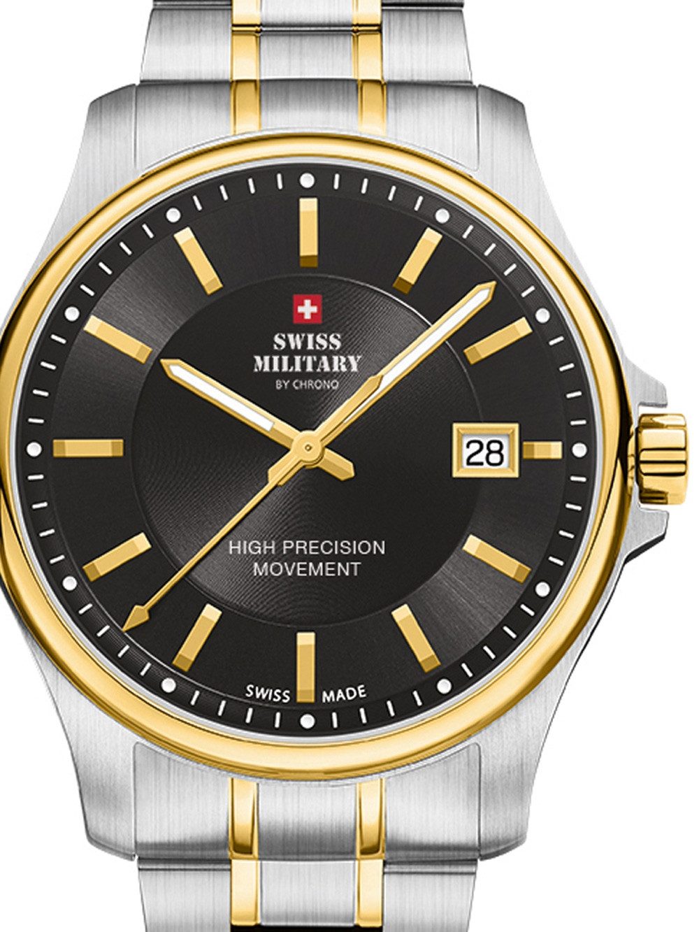 Quarzuhr Swiss Military SM30200.04 Herrenuhr 39mm 5ATM Swiss Military SM30200.04 Herrenuhr 39mm 5ATM