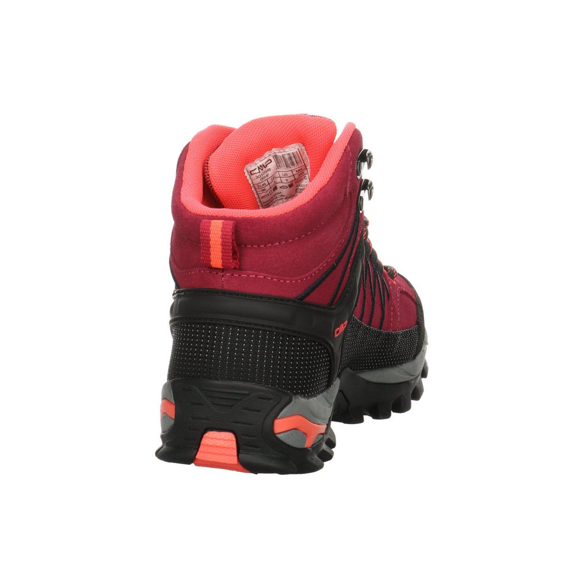 Leder-/Textilkombination Outdoorschuh Outdoorschuh Damen Rigel Schuhe Mid MAGENTA-ANTRACITE CMP Outdoor