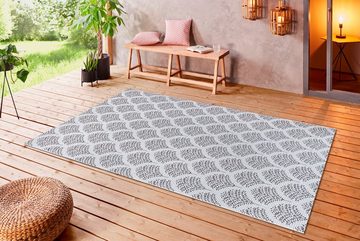 Teppich Maren, Home affaire, rechteckig, Höhe: 3 mm, In- und Outdoor-Teppich, Strapazierfähig und pflegeleicht, Flachgewebe