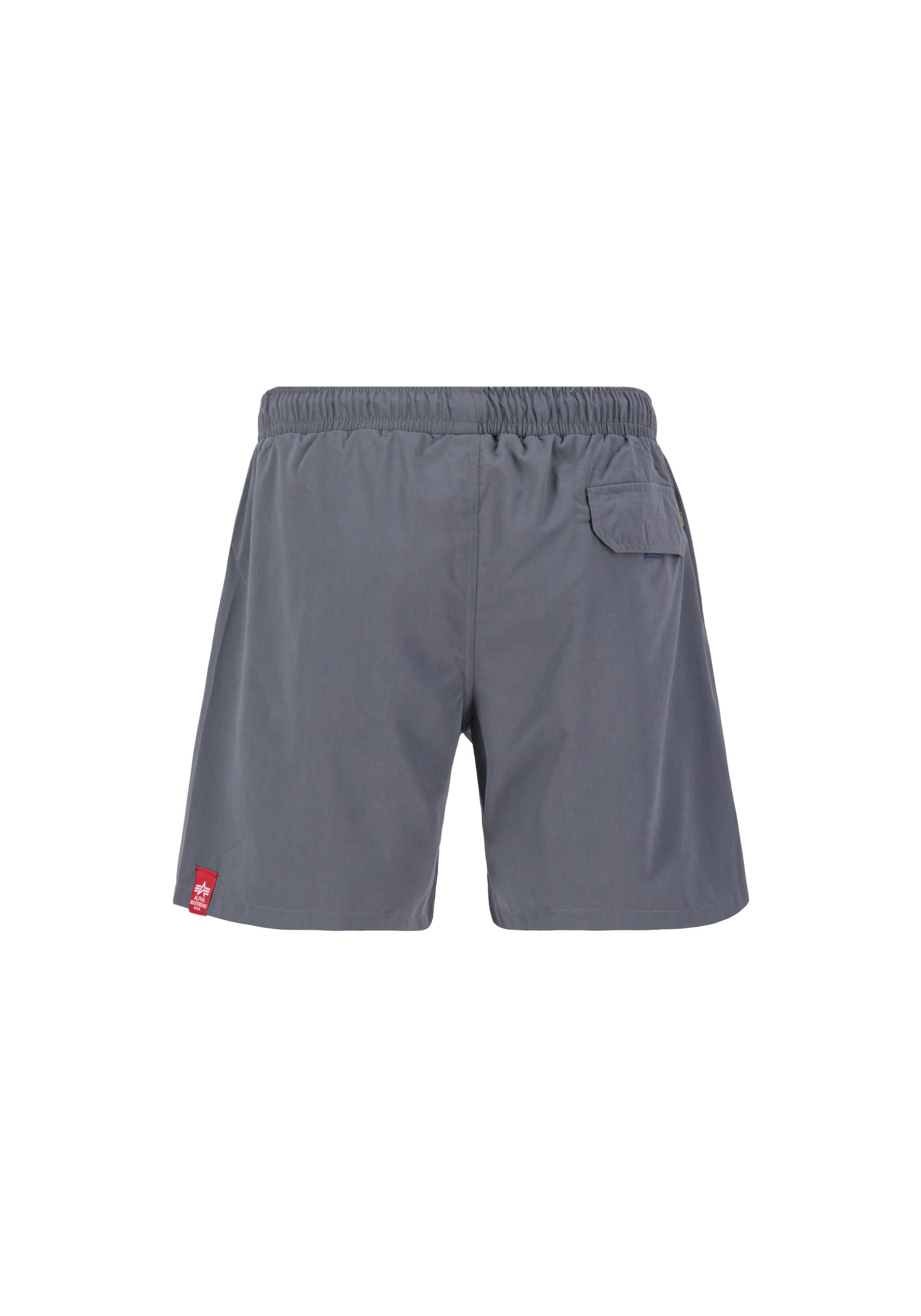 Industries Alpha Industries Men Swimshort - Beachwear Shorts Alpha greyblack AOP Hydrochromic