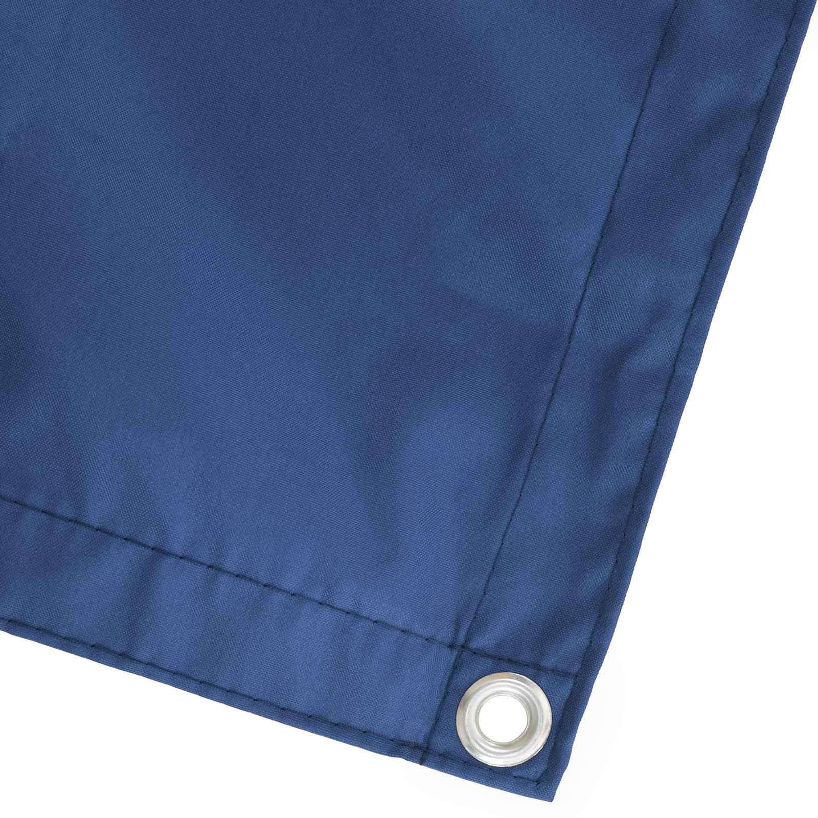 vidaXL Balkonsichtschutz Balkon Sichtschutz 180 x 300 cm Stoff mit PU-Beschichtung Blau (1-St)