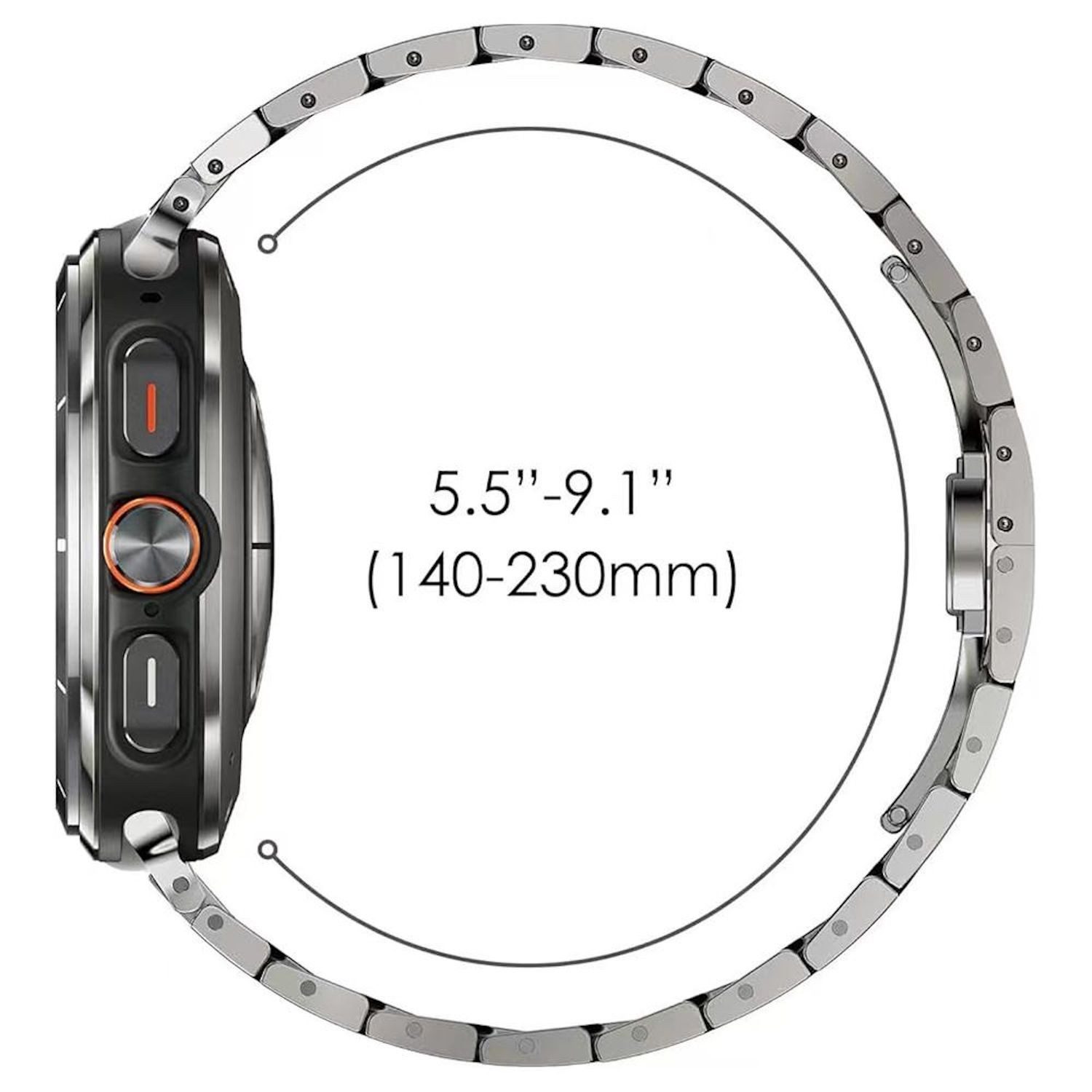Wigento Smartwatch-Armband Für Samsung Galaxy Watch 8 / 8 Classic Premium B günstig online kaufen