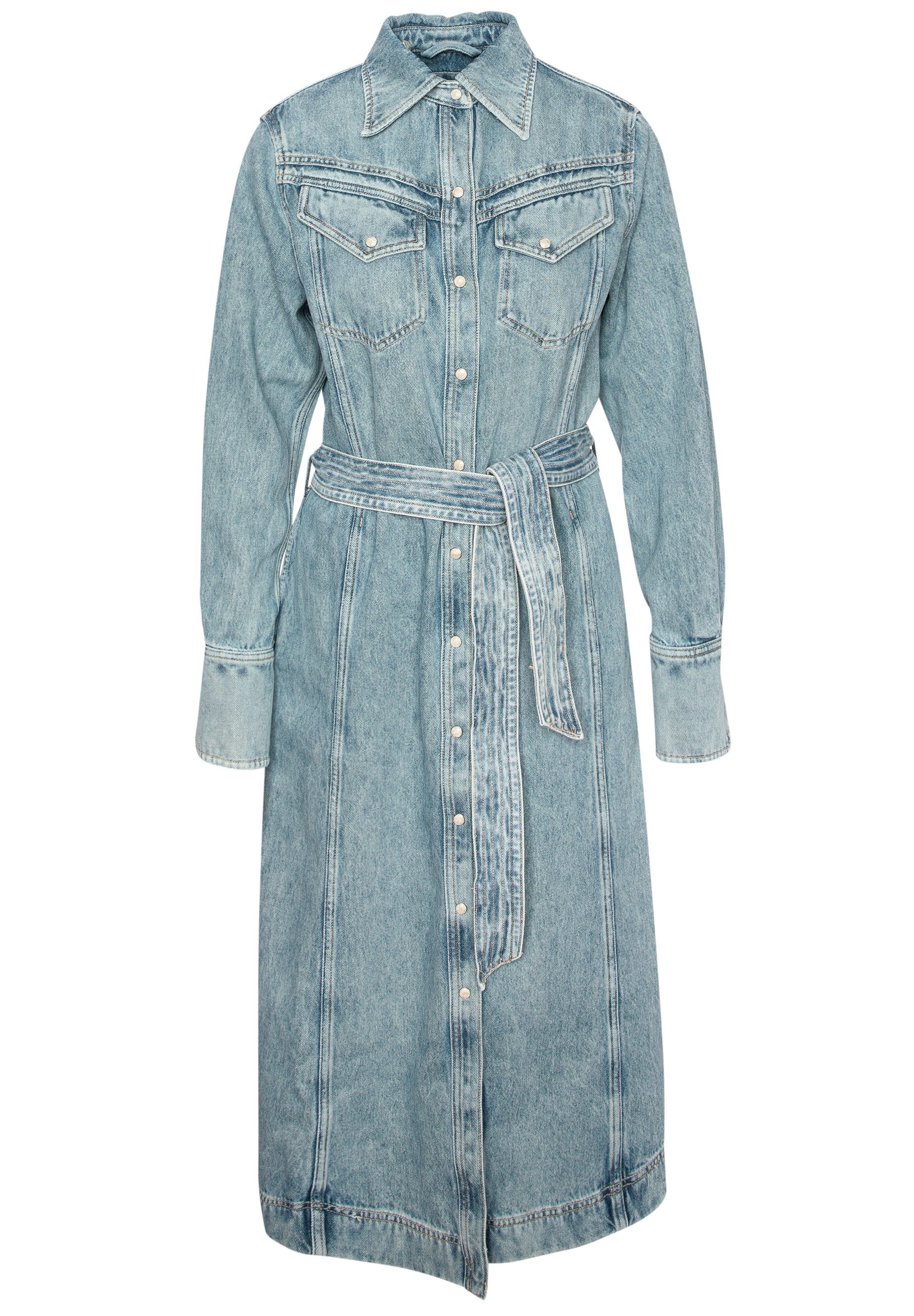 BOSS ORANGE Jerseykleid C_Denim Dress 3.0 (1-tlg)