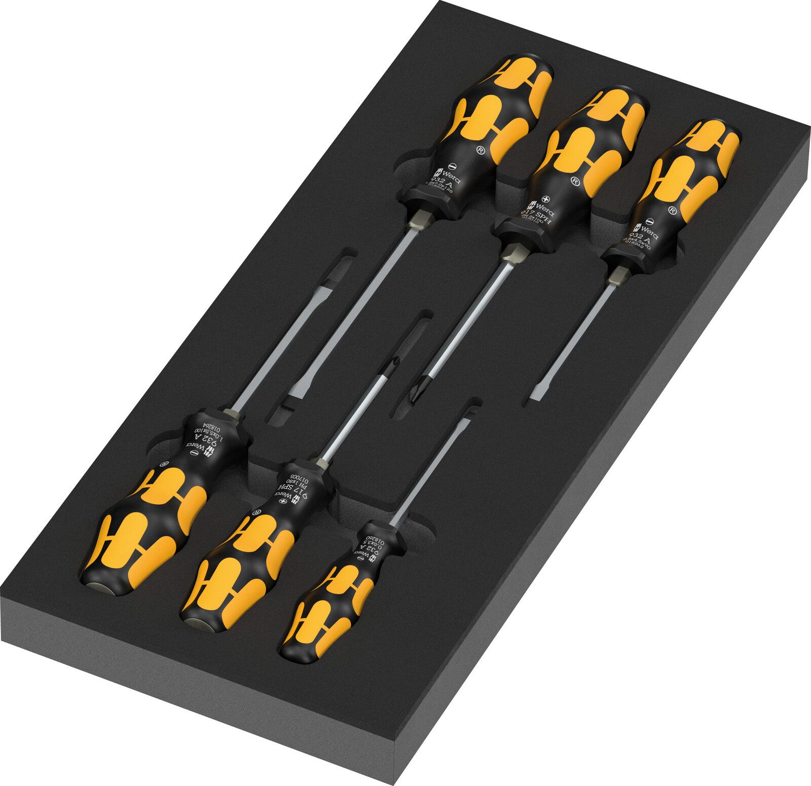 Werkstattwagen Wera 97112 Schaumstoffeinlage Kraftform Schraubmeißel Serie 900 Set 1