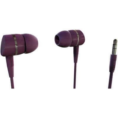 Vivanco Solidsound Stereo Earphones, berry Kopfhörer