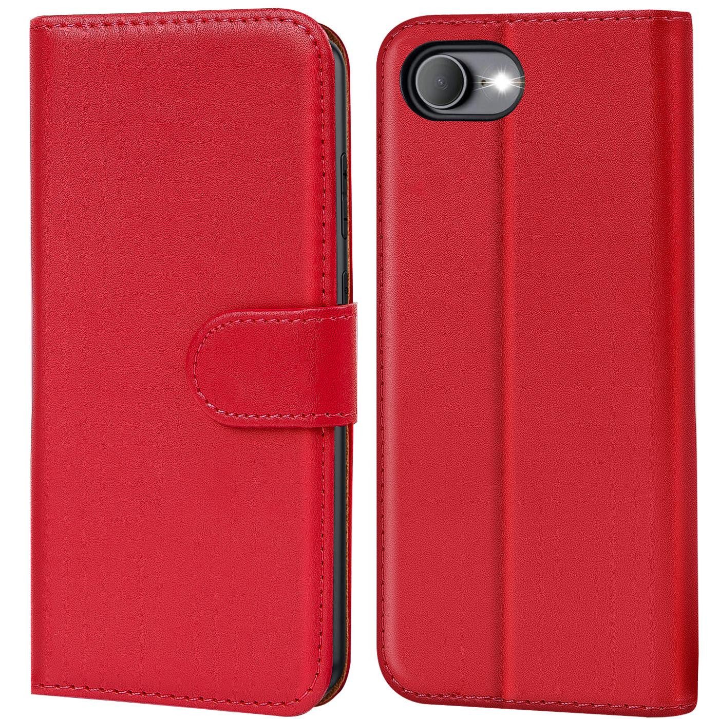 CoolGadget Handyhülle Wallet Klapp Tasche Book Case für Apple iPhone 16e, Hülle Klapphülle Flip Cover Etui Schutzhülle