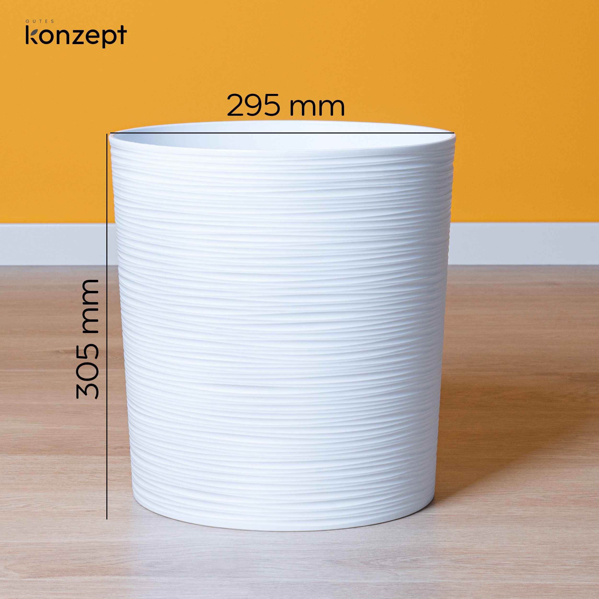 KONZEPT Blumentopf Pflanztopf Groß Innen, 30cm günstig online kaufen