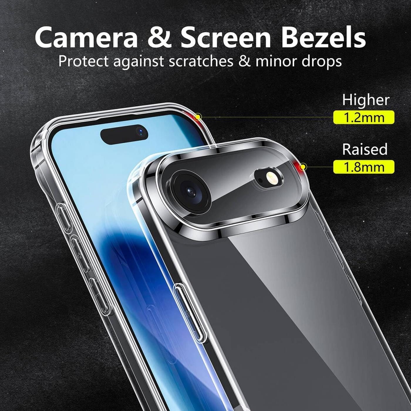CoolGadget Handyhülle Transparent Ultra Slim Case für Apple iPhone Air 6,5 Zoll, Silikon Hülle Dünne Schutzhülle für iPhone Air Hülle
