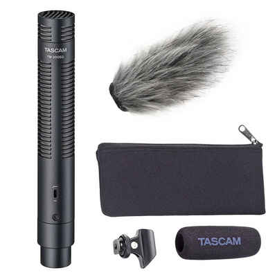 Tascam Richtmikrofon TM-200SG, mit Fell-Windschutz