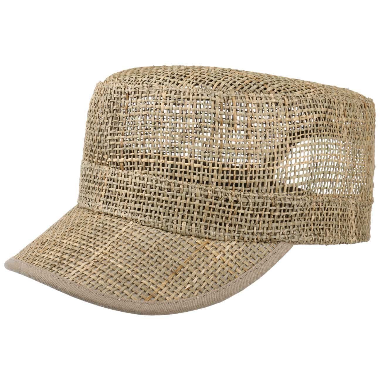Lipodo Army Cap (1-St) Strohcap mit Schirm