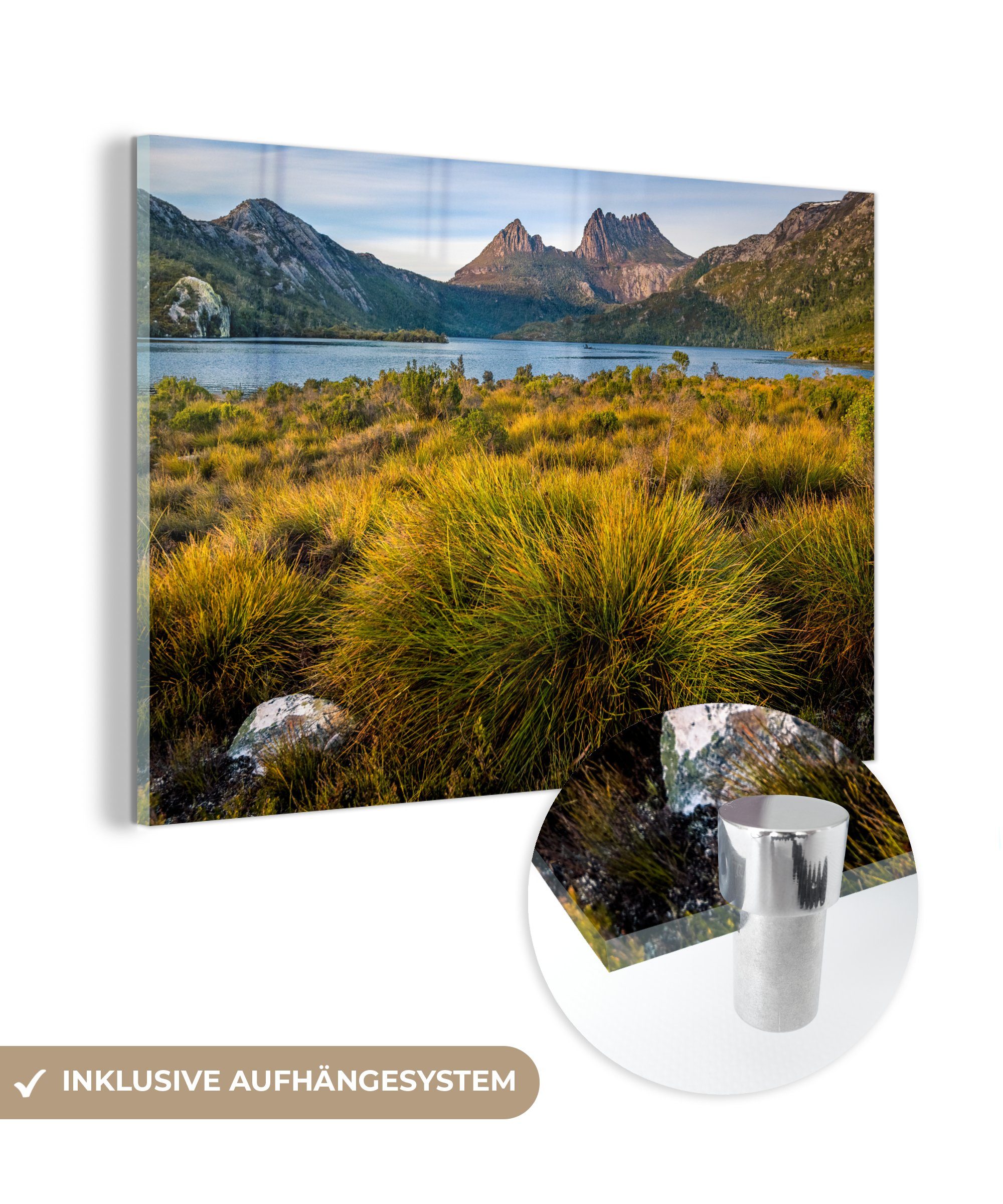 Acrylglasbild Cradle (1 Tasmanien-Nationalpark, Acrylglasbilder Schlafzimmer St), im Mountain Wohnzimmer & MuchoWow