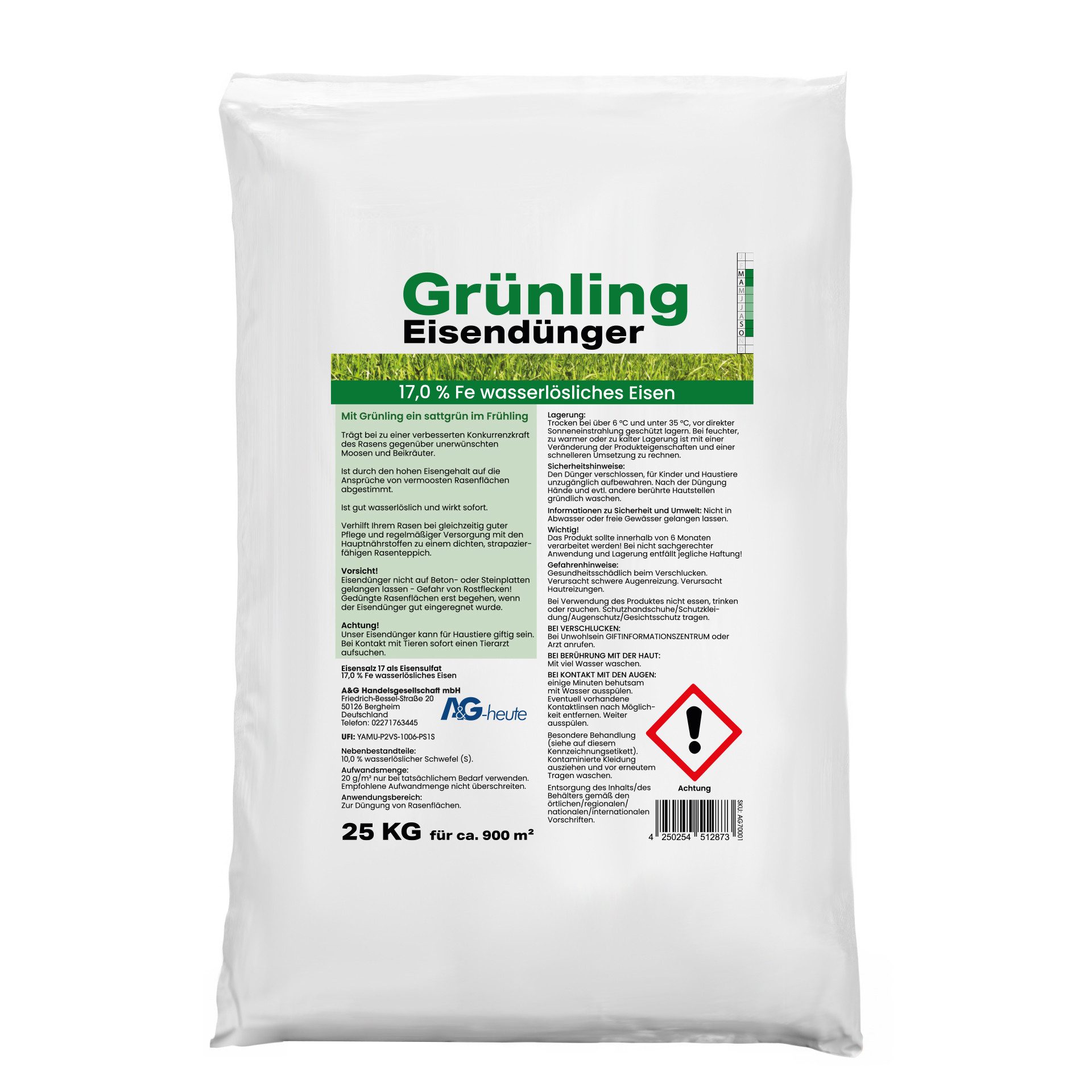 A&G-heute Eisendnger Grnling Pulver im 25kg Sack