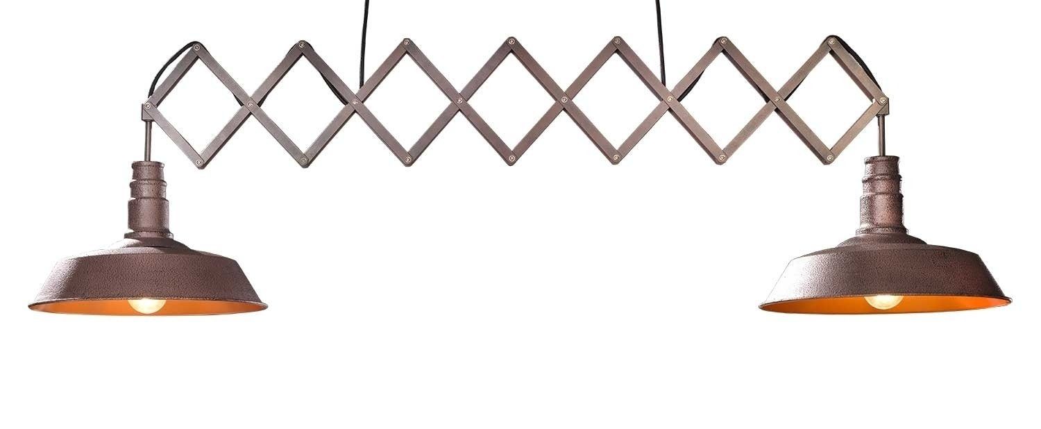 casa NOVA Bild Pendelleuchte, LIVING, Braun, B 110 x T 35 cm