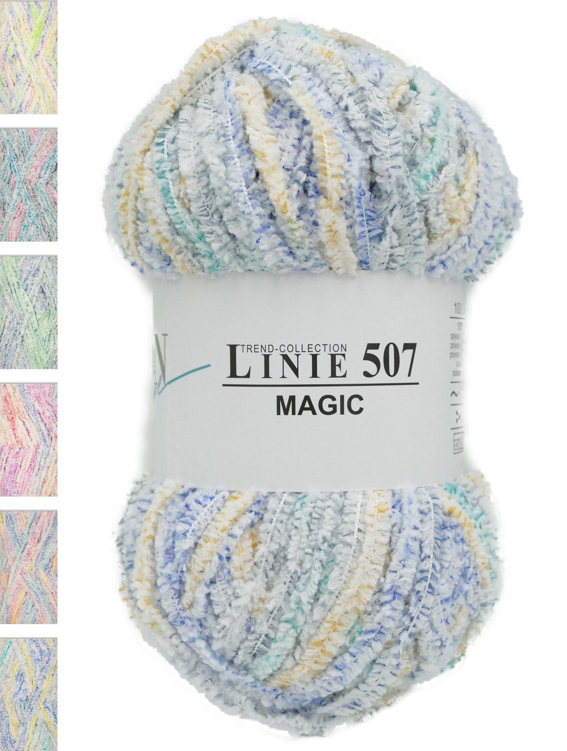 Online Garne Chenille Wolle zum Häkeln und Stricken Linie 507 Magic Chenillewolle Häkelwolle ...