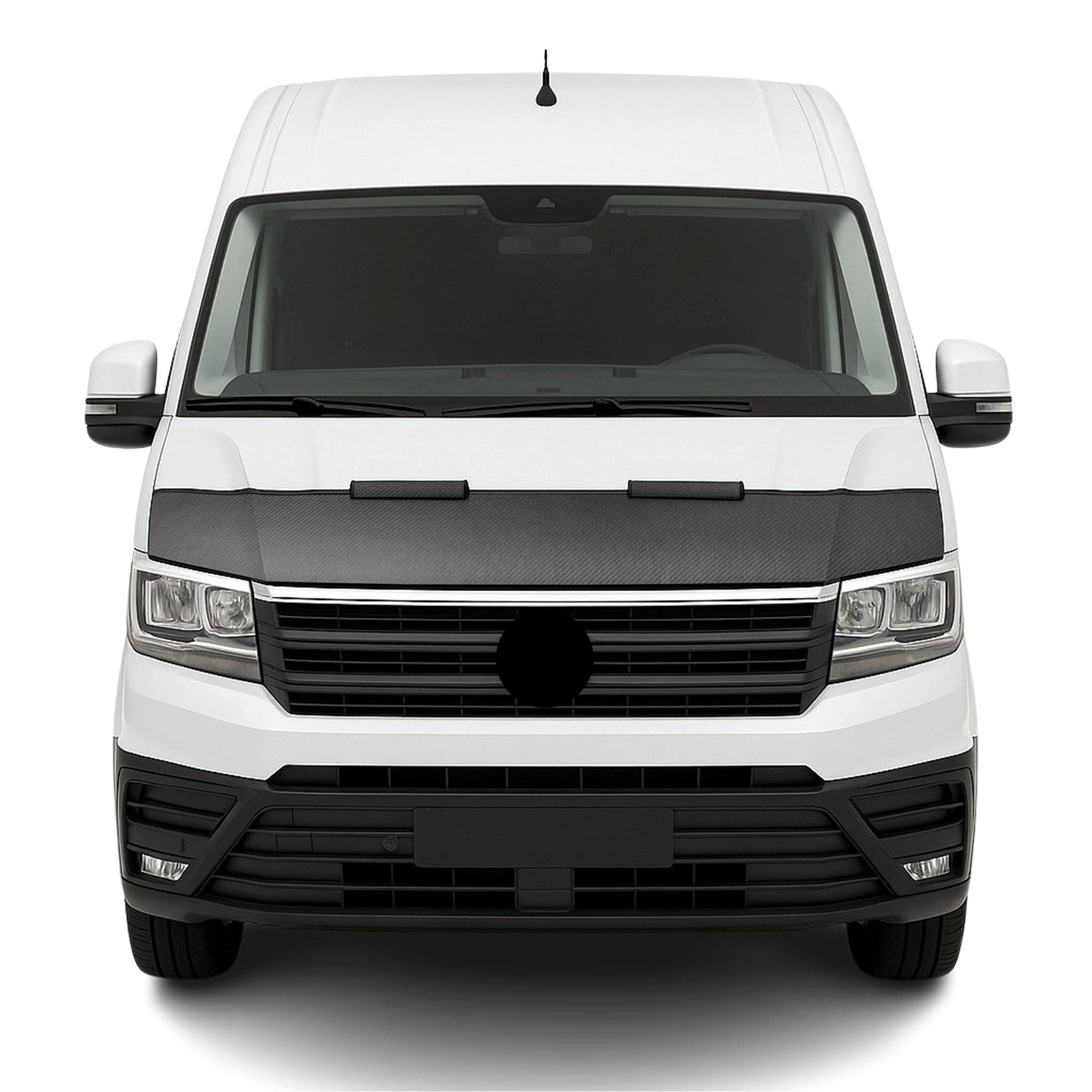 OMAC Frontstoßstange Haubenbra für VW Grand California 2018-2025 Carbon Optik Halb, 1-St., Haltbar