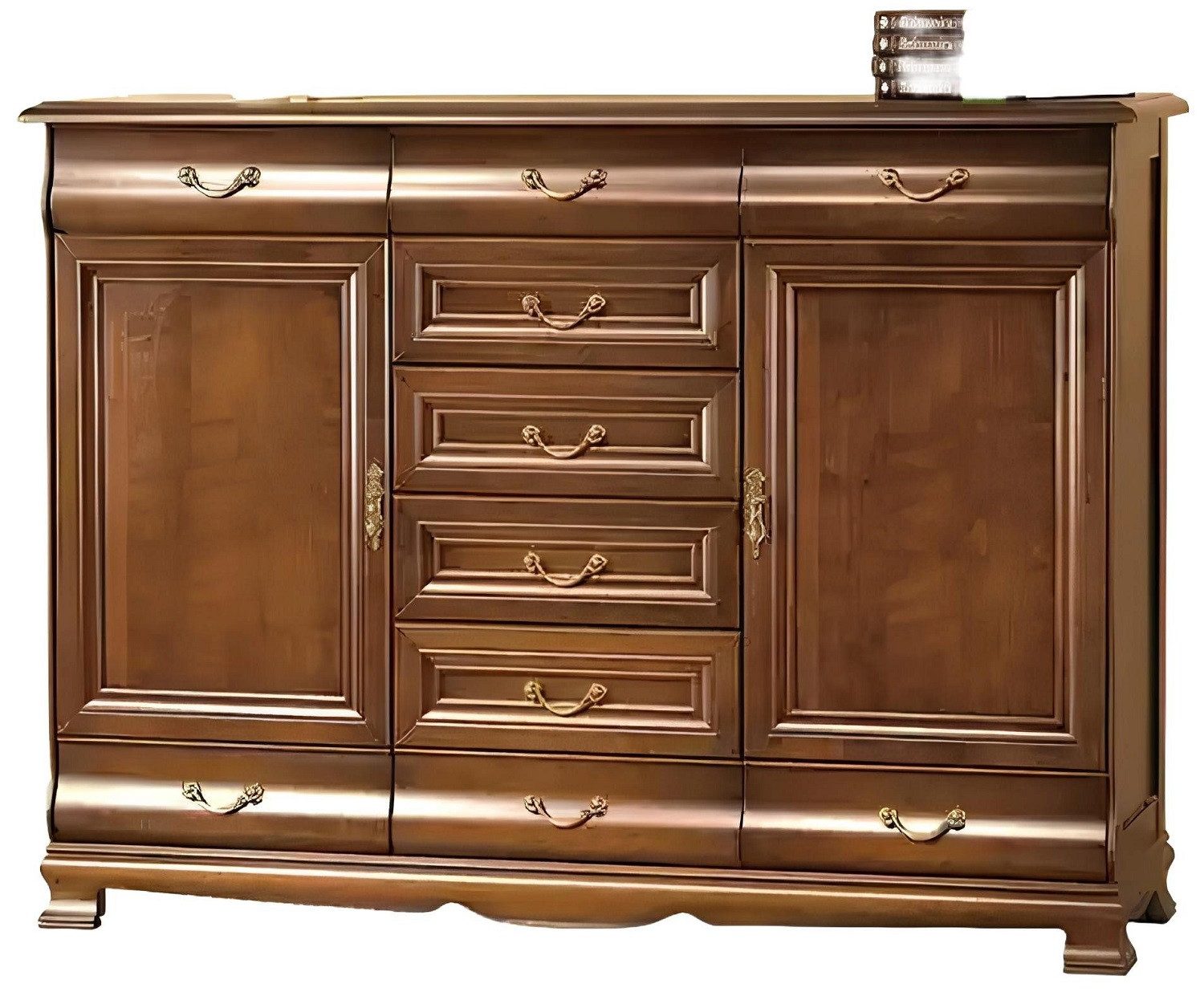 Xlmoebel Kombikommode Eichenholz-Kommode Schrank aus Massivholz Eiche Holz Комоды (Kommode), Hergestellt in Europa