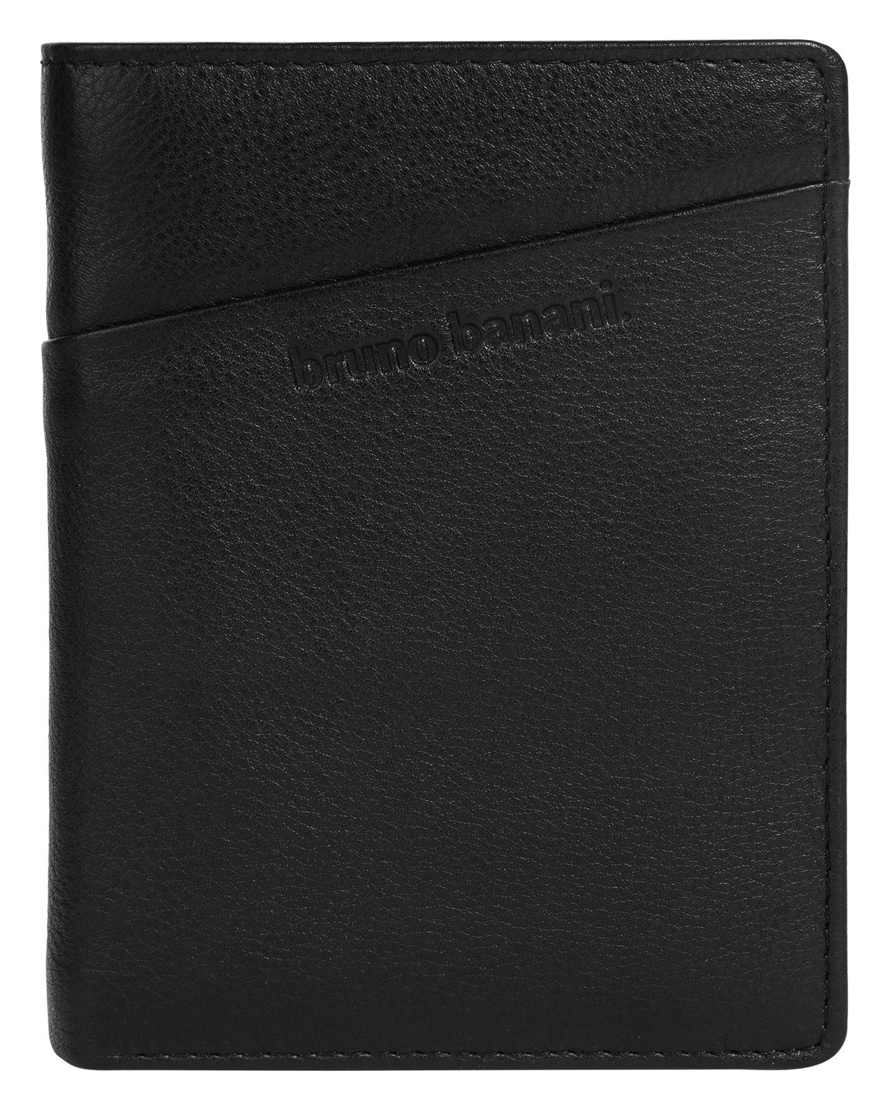 Bruno Banani Geldbörse BRUNO BANANI Herren, Damen echt Leder, echt Leder