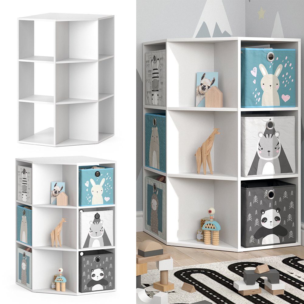 Vicco Bücherregal Luigi, Weiß, 64 x günstig online kaufen