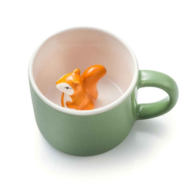 Donkey Products Tasse »Donkey Animal Mug Simon - Tasse mit Eichhörnchen«