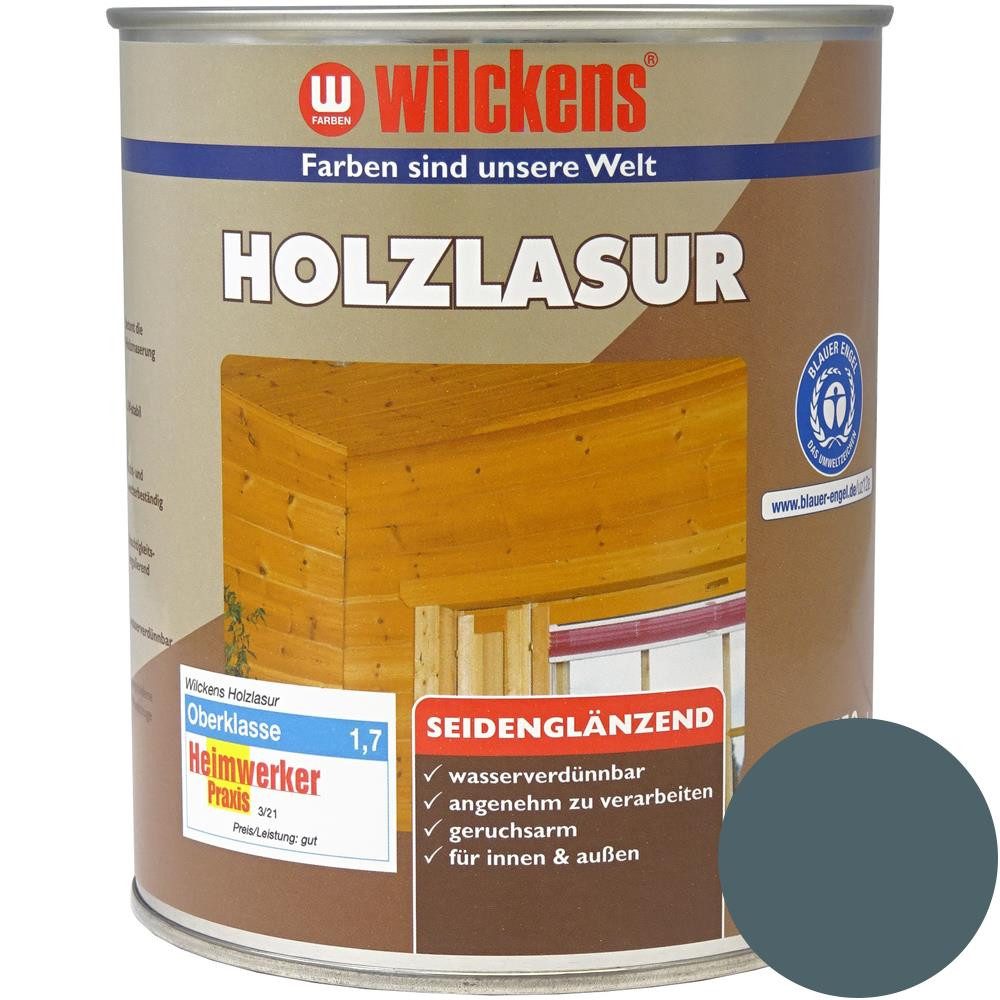 Wilckens Цвета Lasur Holzlasur Anthrazitgrau seidenglänzend 750 ml Lasur