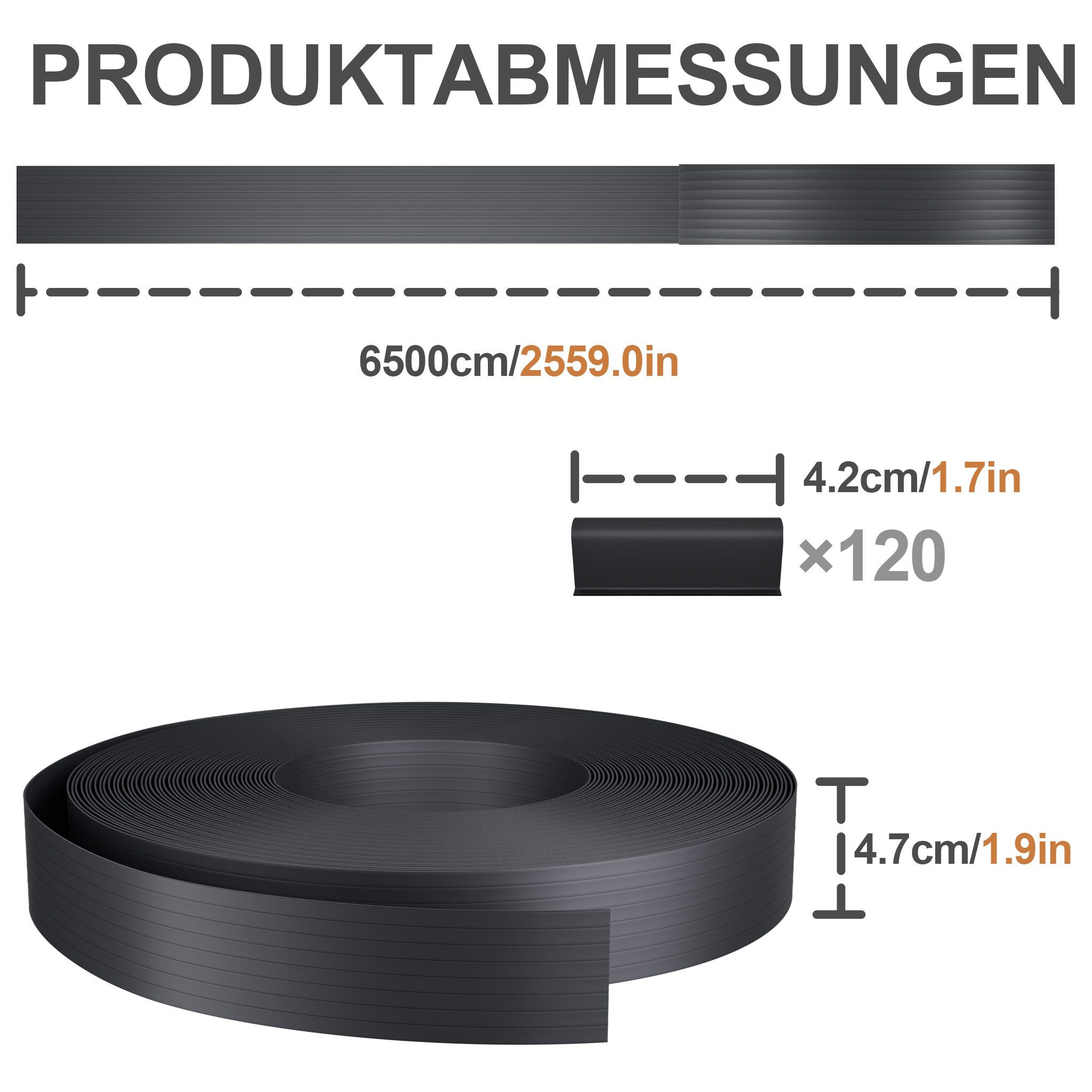 FIVMEN Sichtschutzstreifen PVC Zaunsichtschutz Rolle für Stabmattenzaun Windschutz, Blickdicht & UV-beständig für Garten Balkon Terrasse
