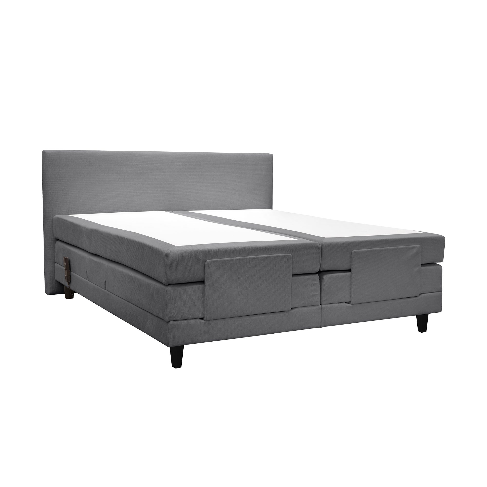 ADA trendline Boxspringbett PRIMUS, H2/H3, 180x200cm, Inklusive 2 Topper Benno, motorischer Verstellung