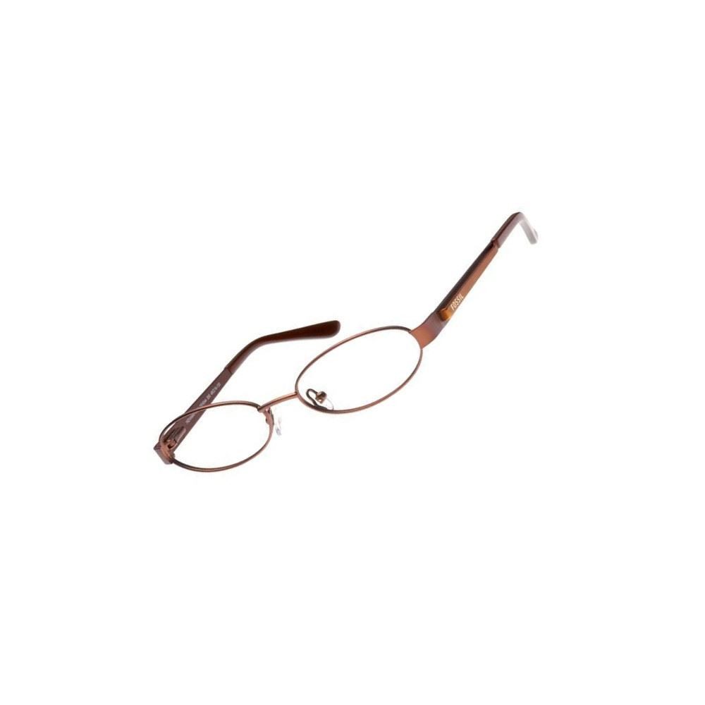 Fossil Brillengestell Korrektionsfassung Brille Metall Braun 48/16/130 - OF4044200, Metall