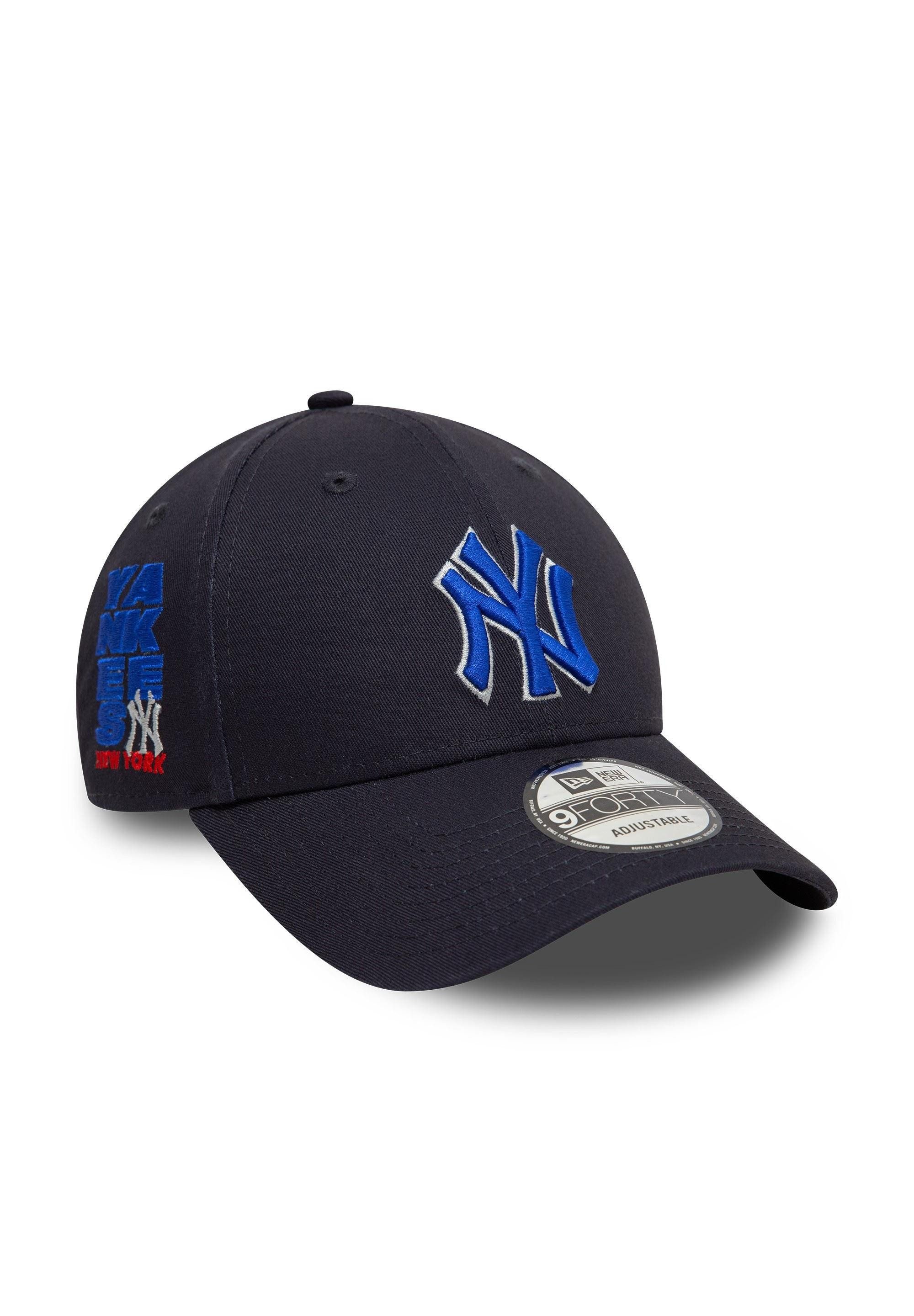 Baseball Cap New York Yankees MLB Sidepatch Marineblau Verstellbare 9Forty Cap New