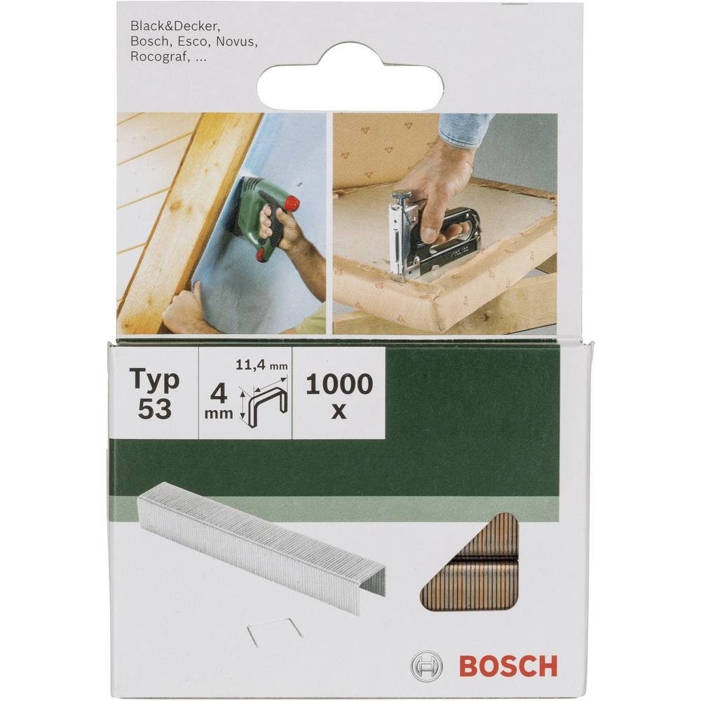 BOSCH Tackerklammer Klammer Typ 53 Typ 53, L 4.0 mm 2609255857