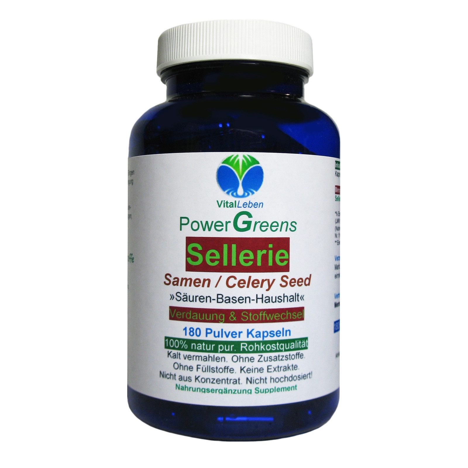Sellerie Samen Celery Seed nach Hildegard von Bingen NATUR pur Kapseln