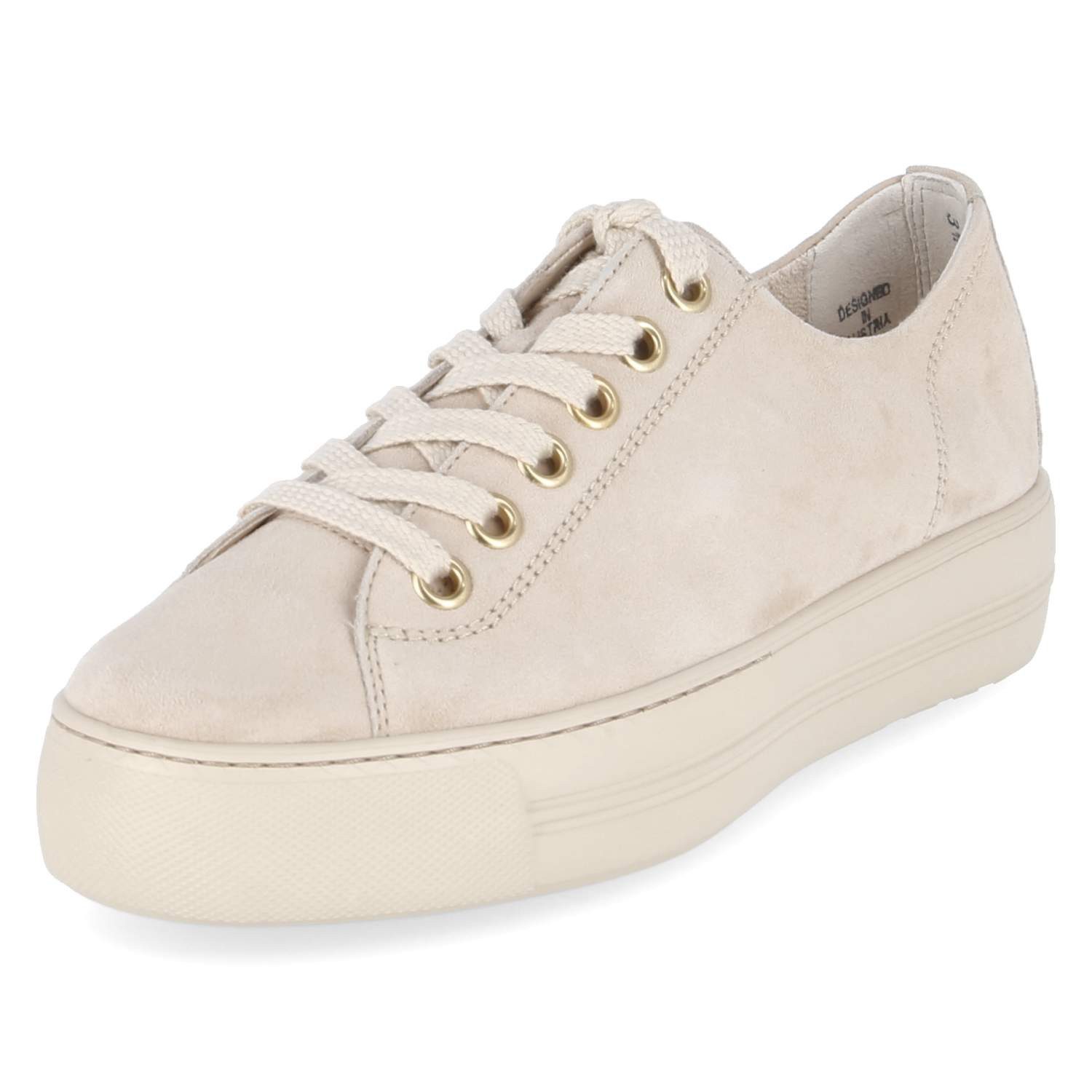 Paul Green Paul Green 4790-829 Damen Rauleder beige Schnürschuh