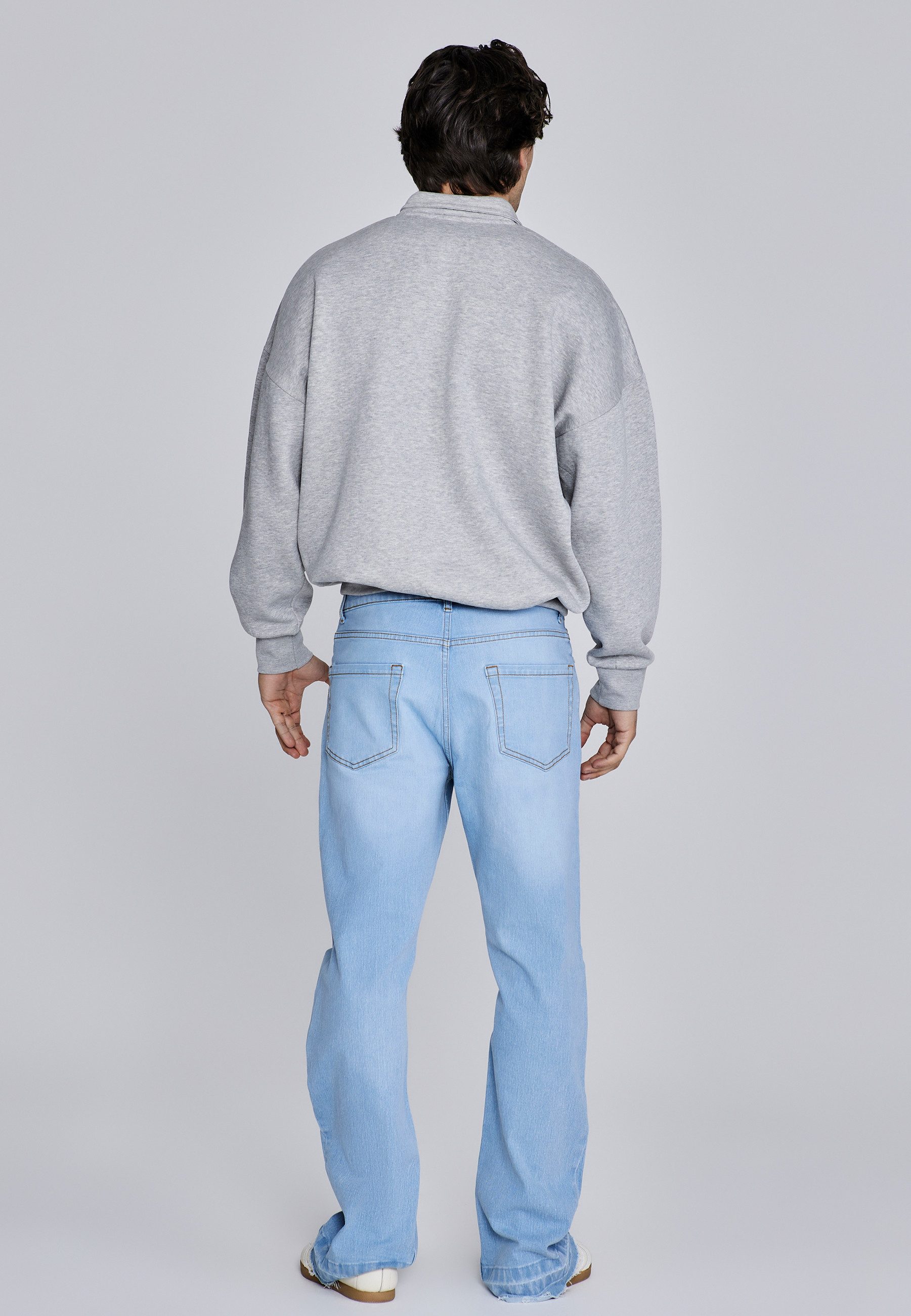 Siksilk Sweatshirt SikSilk Herren Essentials Polo-Pullover