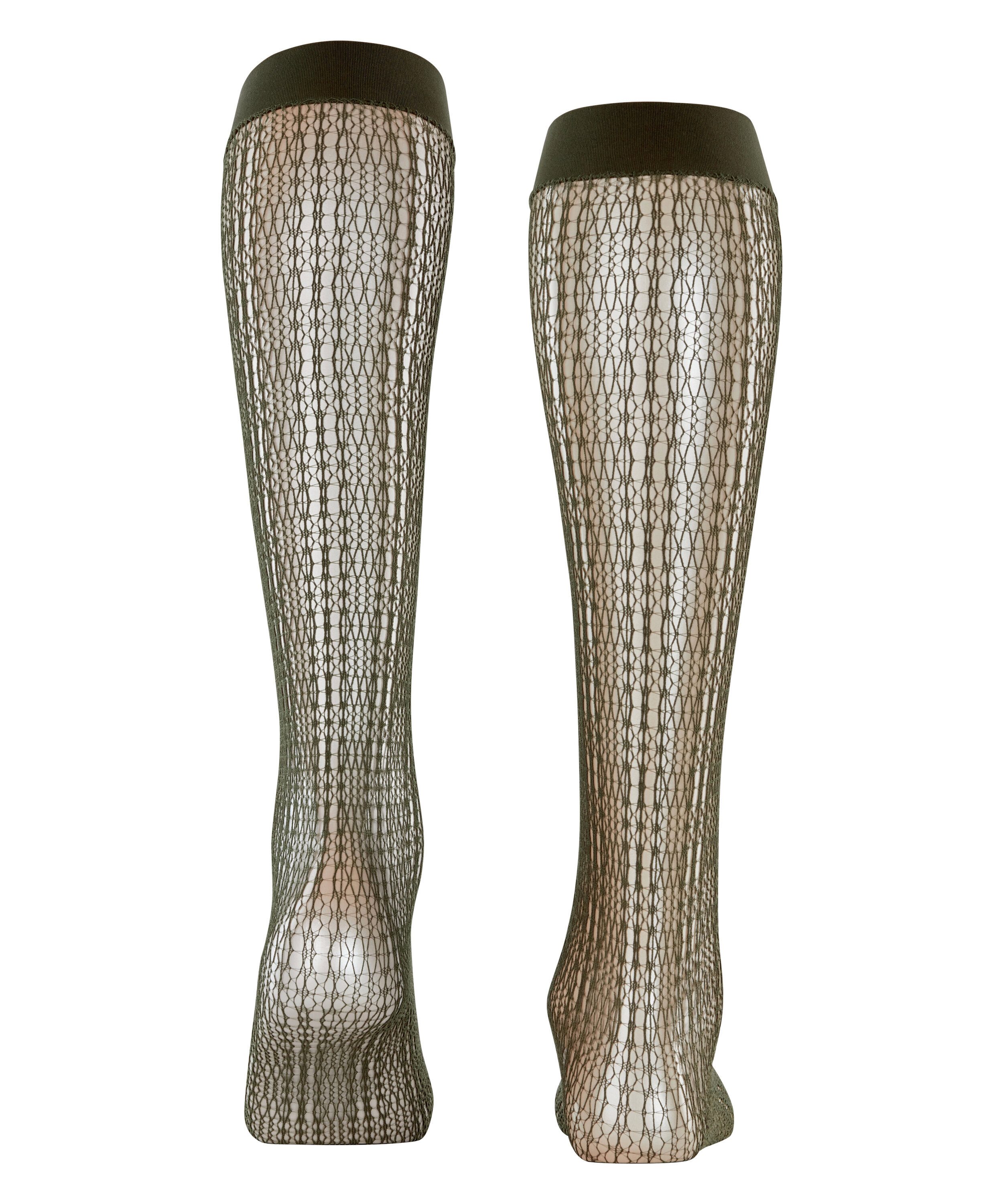 FALKE Feinkniestrümpfe Crossroads (1-Paar) mit grafischer Allover-Musterung