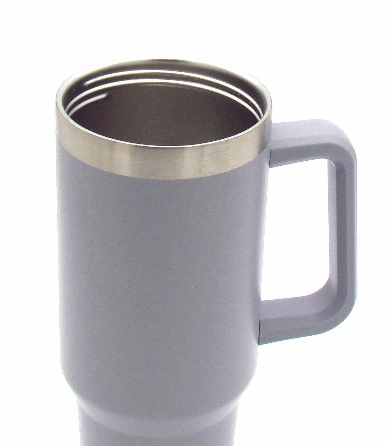 Michelino Thermoflasche To Go Doppelwandiger Thermobecher, für kalt und heiß inkl. Strohhalm Volumen ca. 1200ml
