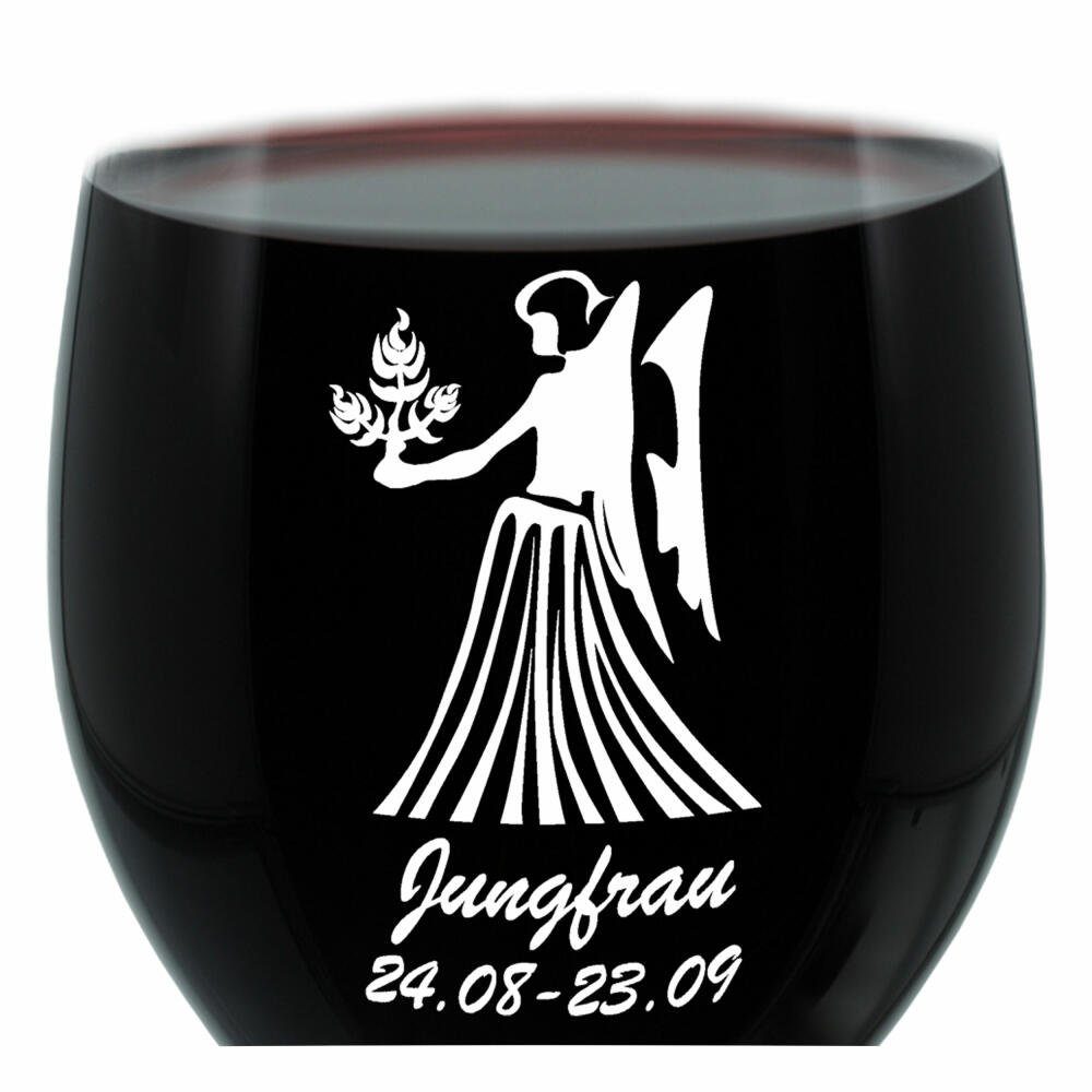 LEONARDO Weinglas Sternzeichen Jungfrau, Glas, lasergraviert