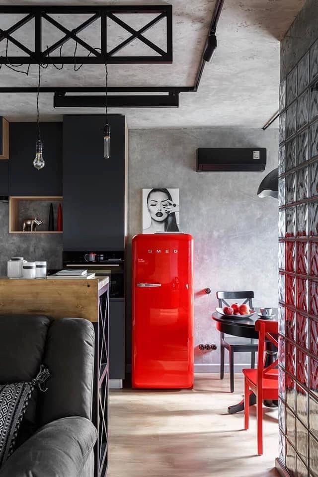 Smeg Kühl-/Gefrierkombination FAB28RRD6, 153.0 cm hoch, 60.01 cm breit, Retro-Design