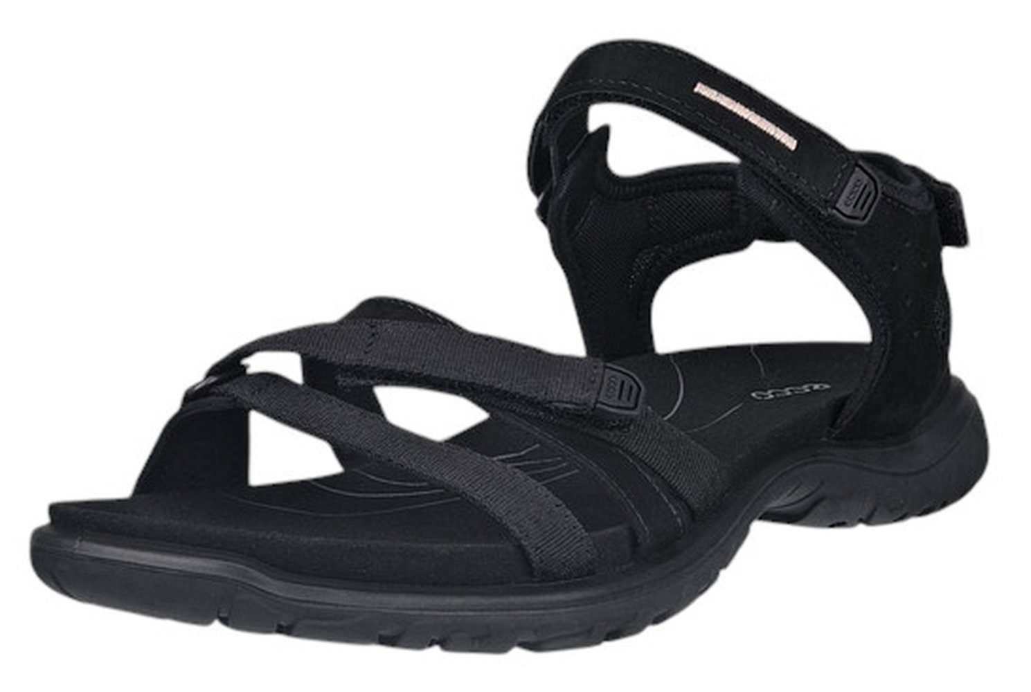Ecco Offroad Roam Lea Tex (Nubukleder) schwarz Damen Sandale