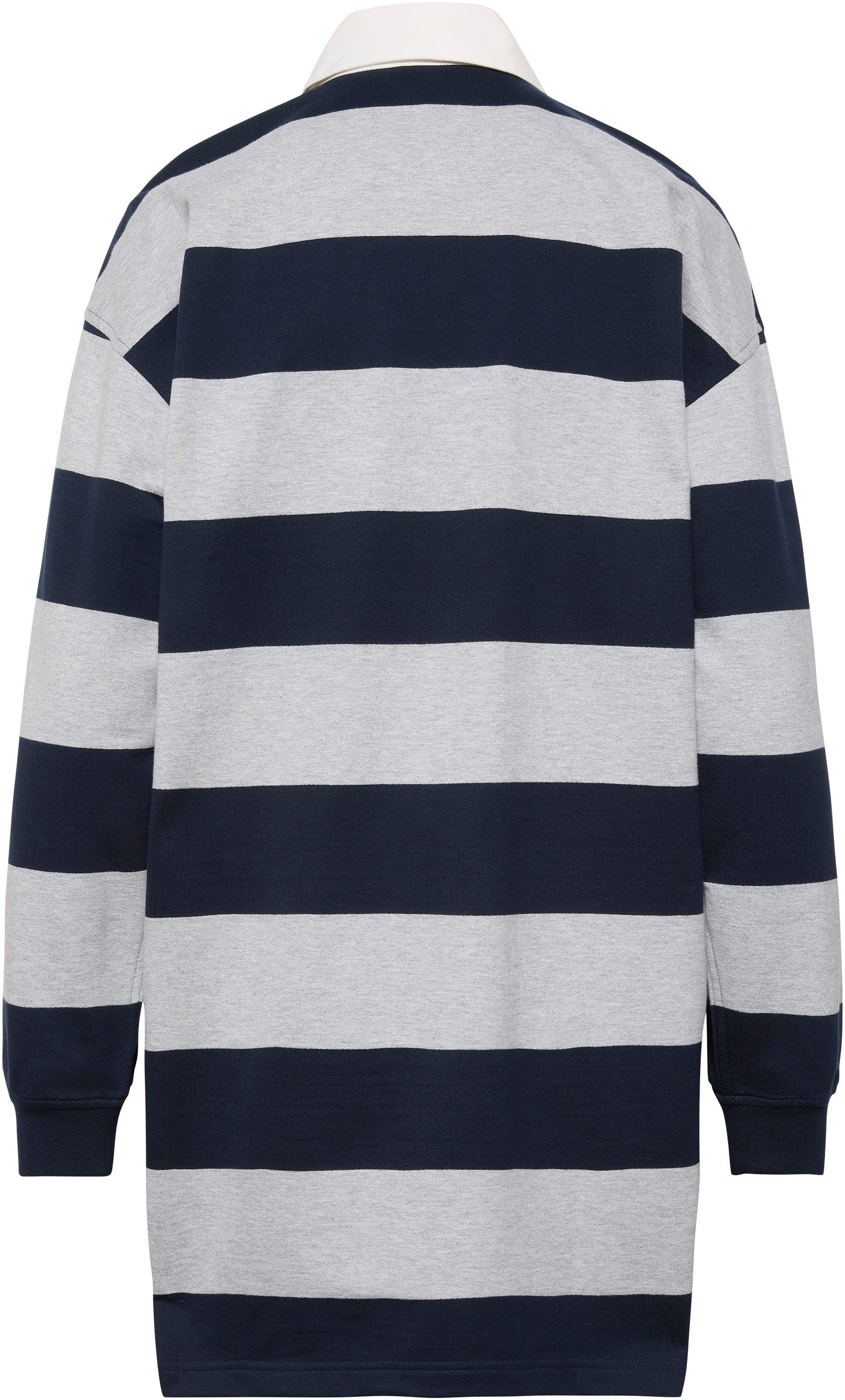 Calvin Klein Jeans Polokleid VARSITY STRIPE MINI POLO Regular fit mit Polokragen
