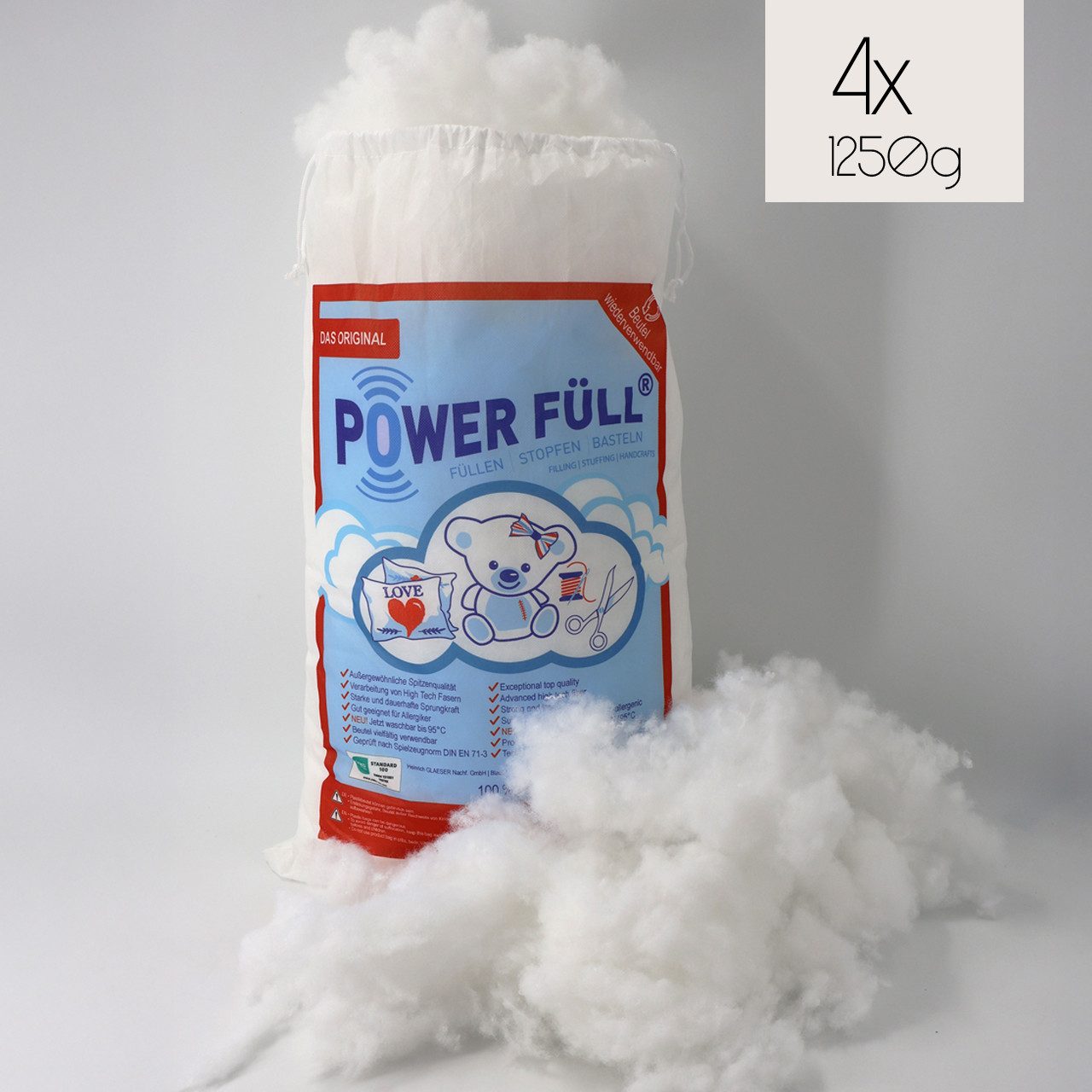 POWER FÜLL Kissenfüllung Power Füll Füllwatte 5 kg