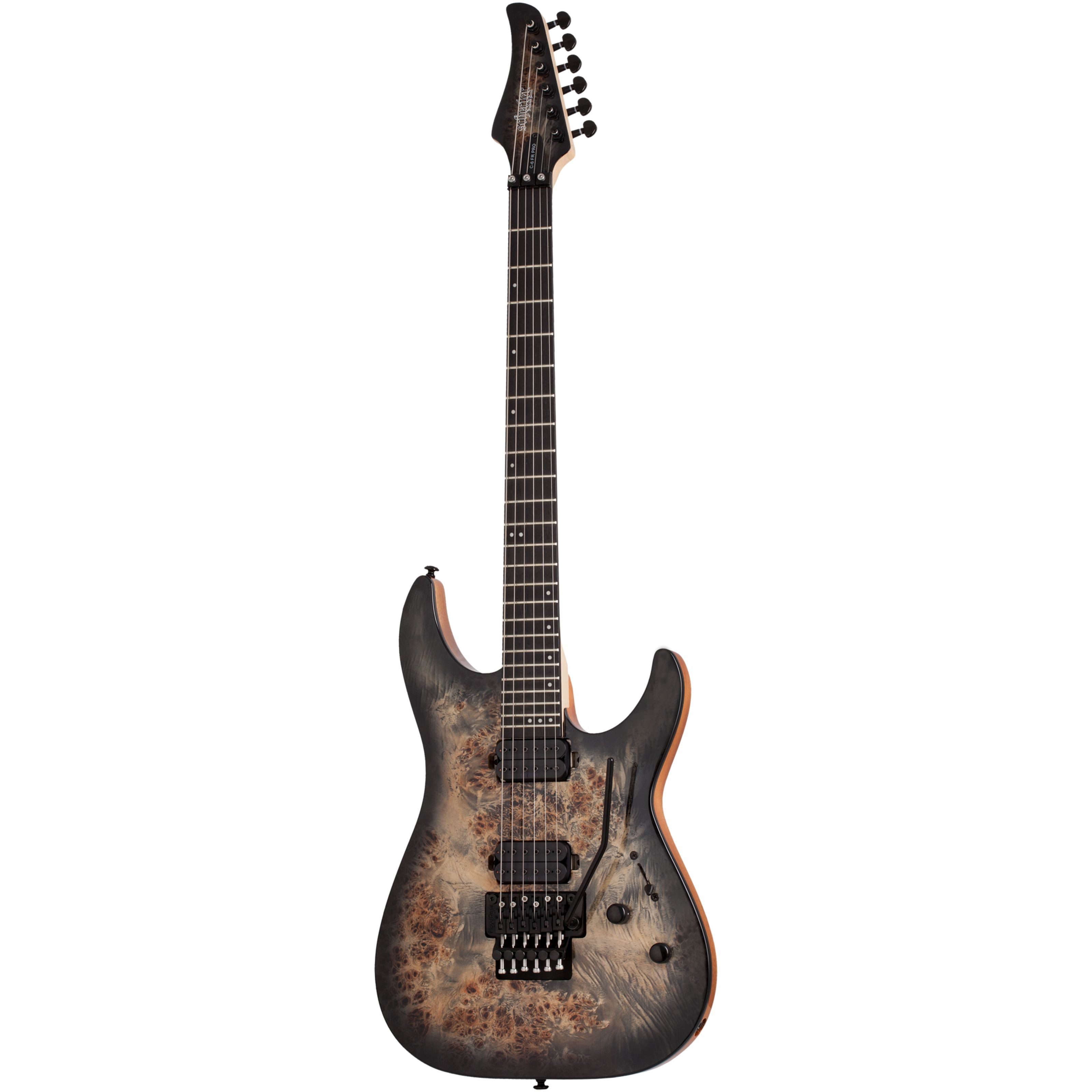 Schecter E-Gitarre, Электрогитары, ST-Modelle, C-6 Pro FR Charcoal Burst - E-Gitarre