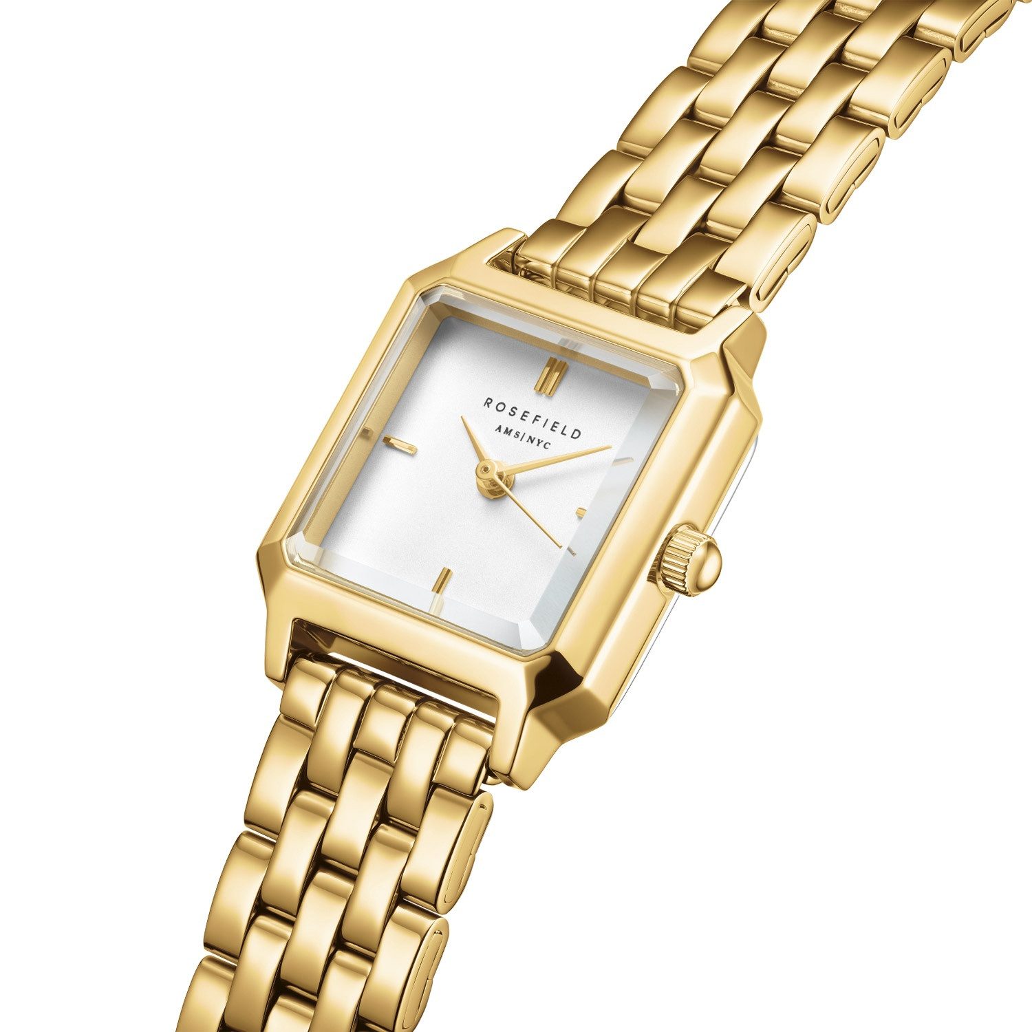 ROSEFIELD Quarzuhr Boxelle Goldfarben günstig online kaufen