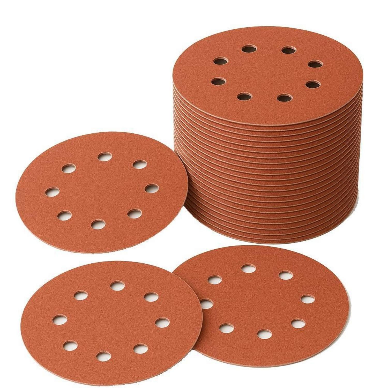 Schleifscheibe Schleifscheiben 125mm 180 Körnung Klett 50 180# * 50pcs