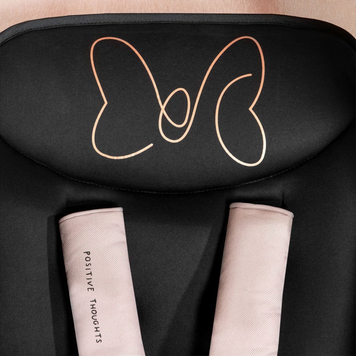 Hauck Rapid 4D children's buggy - Disney - Minnie Mouse Rose, with reclining position, cup holder - height adjustable (up to 25 kg)