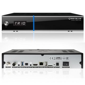 Gigablue Gigablue UHD Trio 4K Box SAT-Receiver DVB-S2x DVB-C2 DVB-T2 Satellitenreceiver